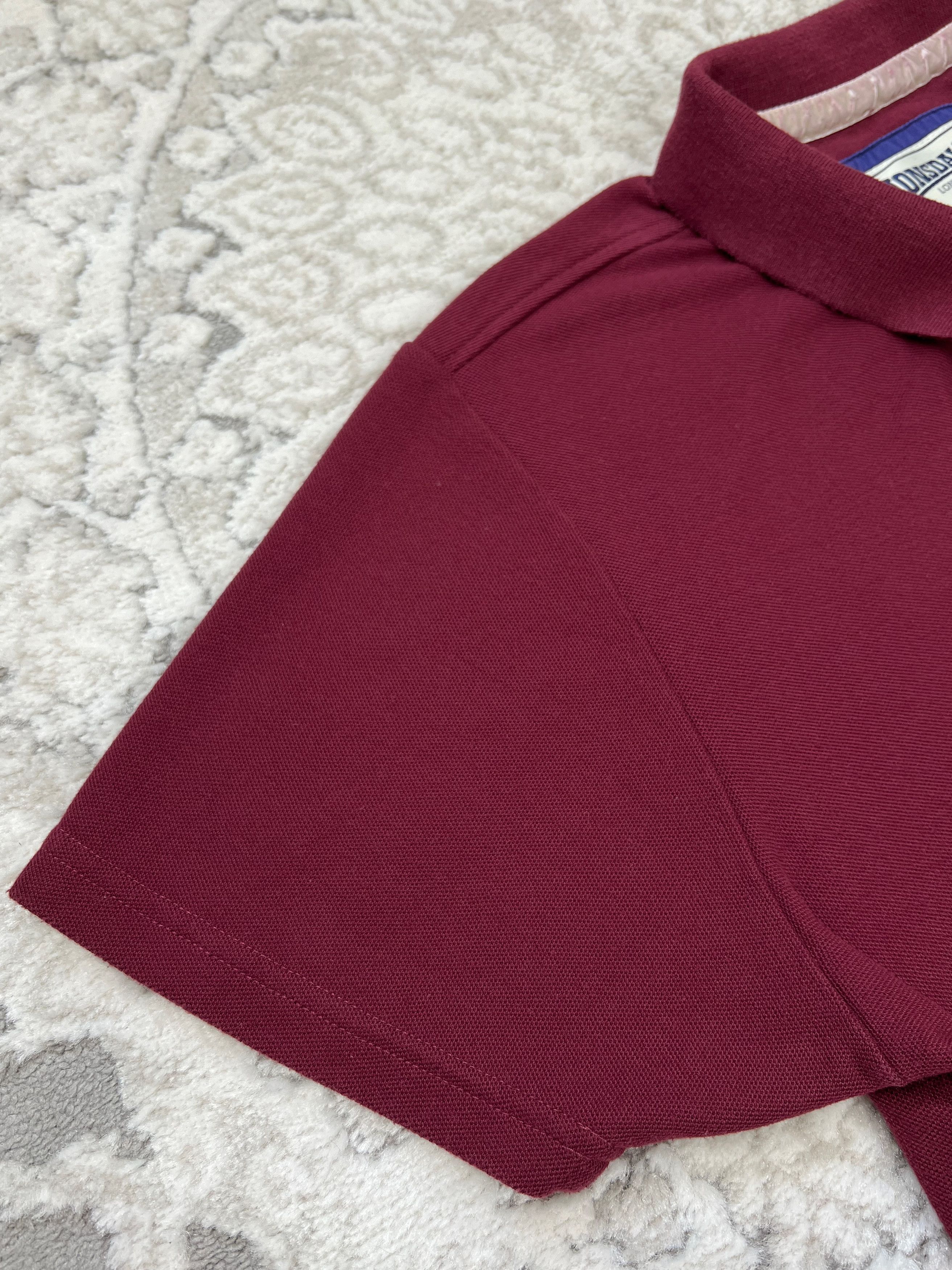 Lonsdale Lonsdale London Burgundy Polo Shirt Embroidered Logo Size US M / EU 48-50 / 2 - 7 Thumbnail