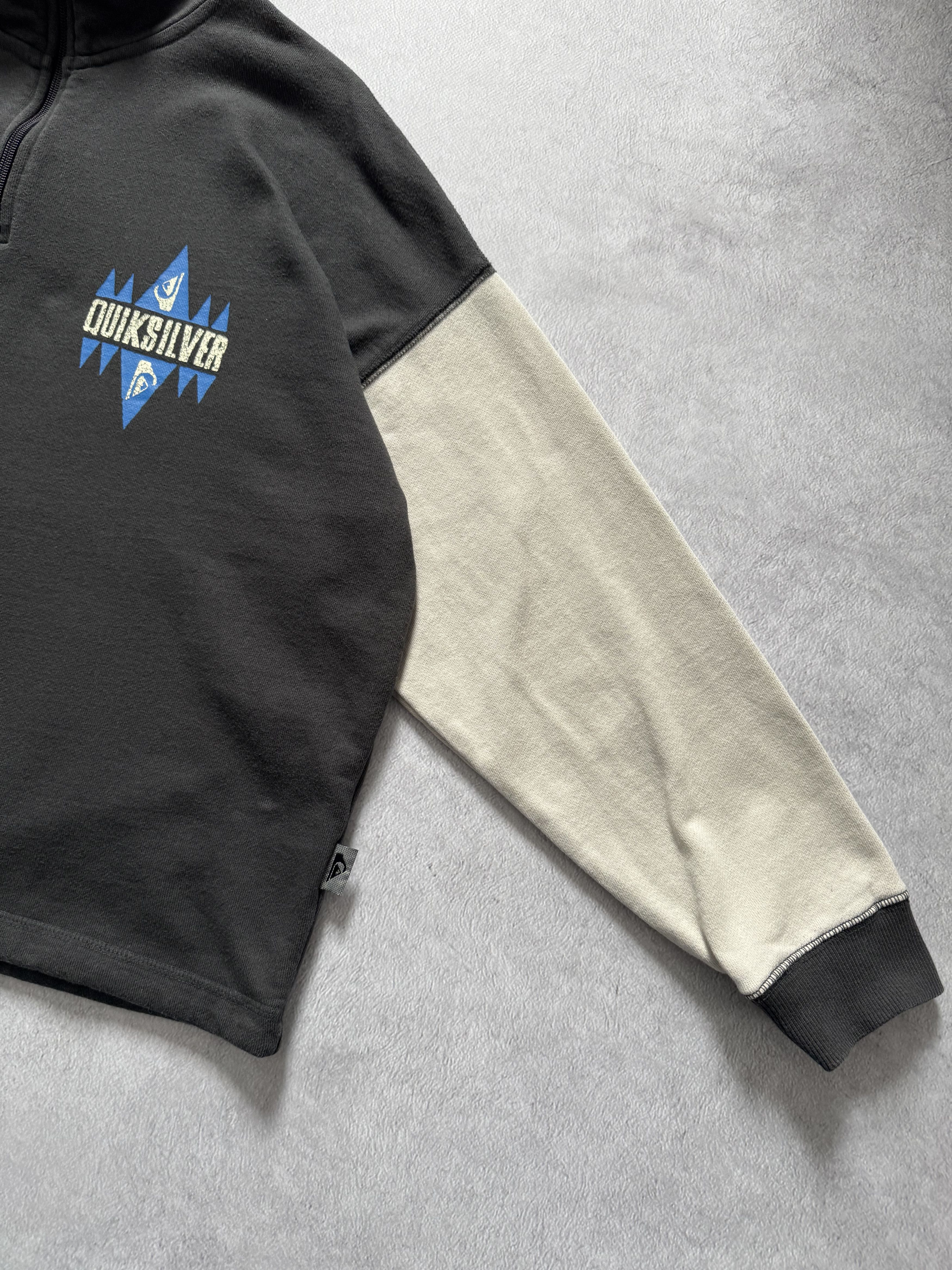 Quiksilver Quiksilver 1/3 Zip Sweatshirt Pullover Big Logo Size US S / EU 44-46 / 1 - 6 Thumbnail