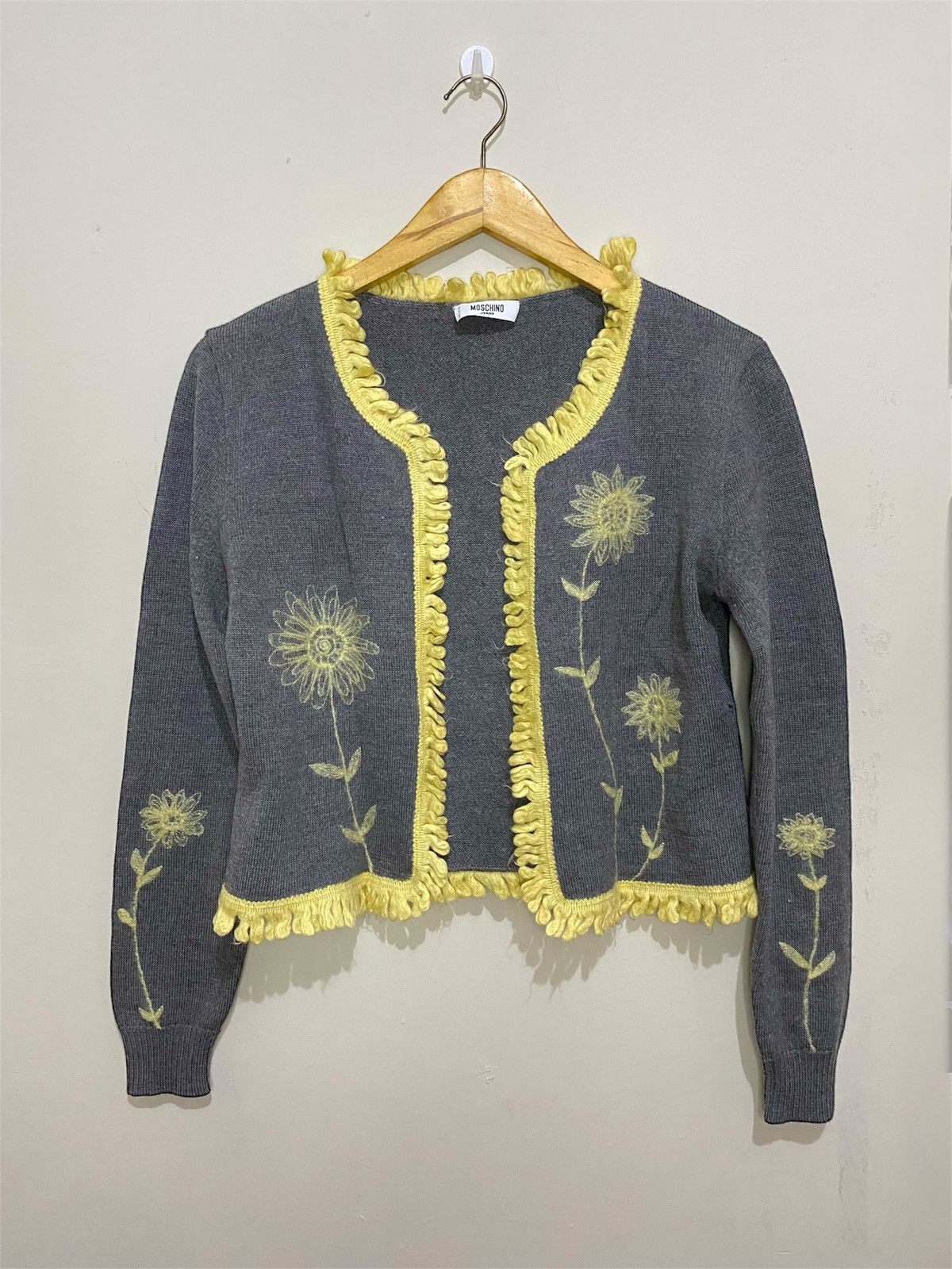 Moschino × Vintage Moschino Women’s Cardigan SunFlower Size M / US 6-8 / IT 42-44 - 1 Thumbnail