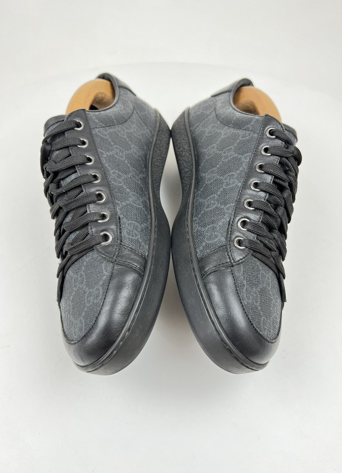 Gucci GUCCI Sneakers Low Top Leather Shoes BROOKLYN GG Monogram Size US 8 / EU 41 - 7 Thumbnail