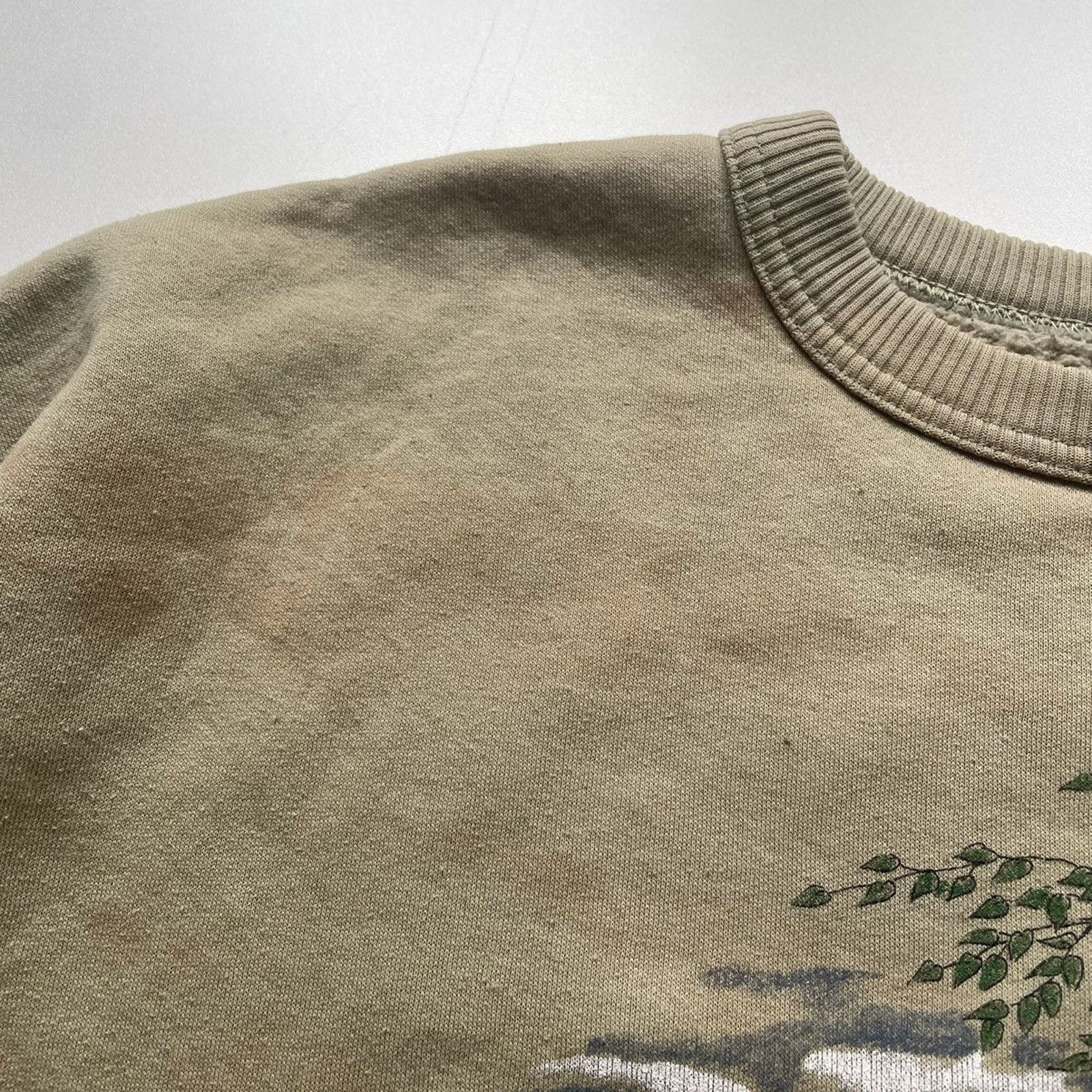 Vintage Vintage Wildlife Deer Animal Nature Art Graphic Crewneck XL Size US M / EU 48-50 / 2 - 3 Thumbnail