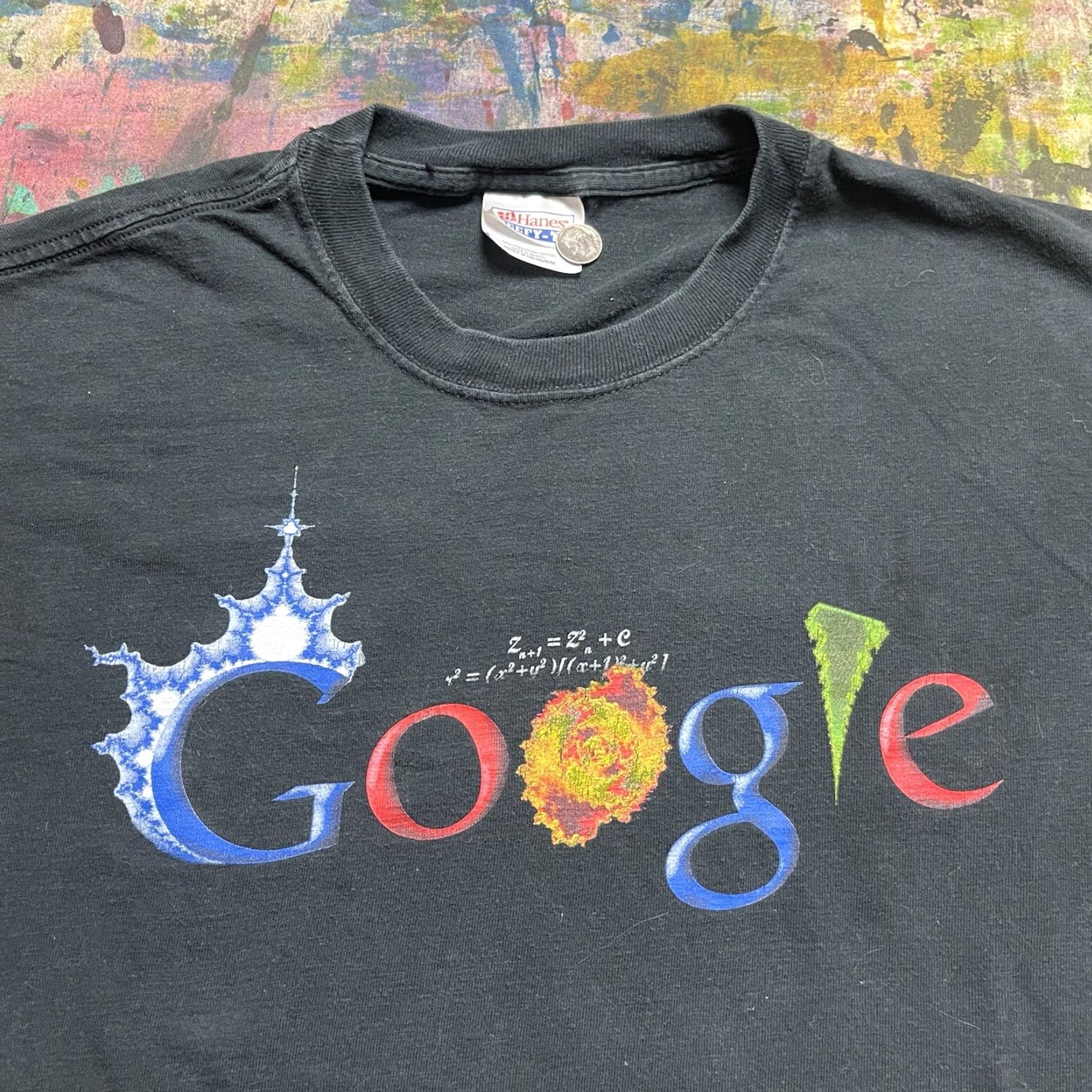 Logo 7 VINTAGE GOOGLE Science Physics Logo Promo Tee Shirt Size US M / EU 48-50 / 2 - 2 Thumbnail