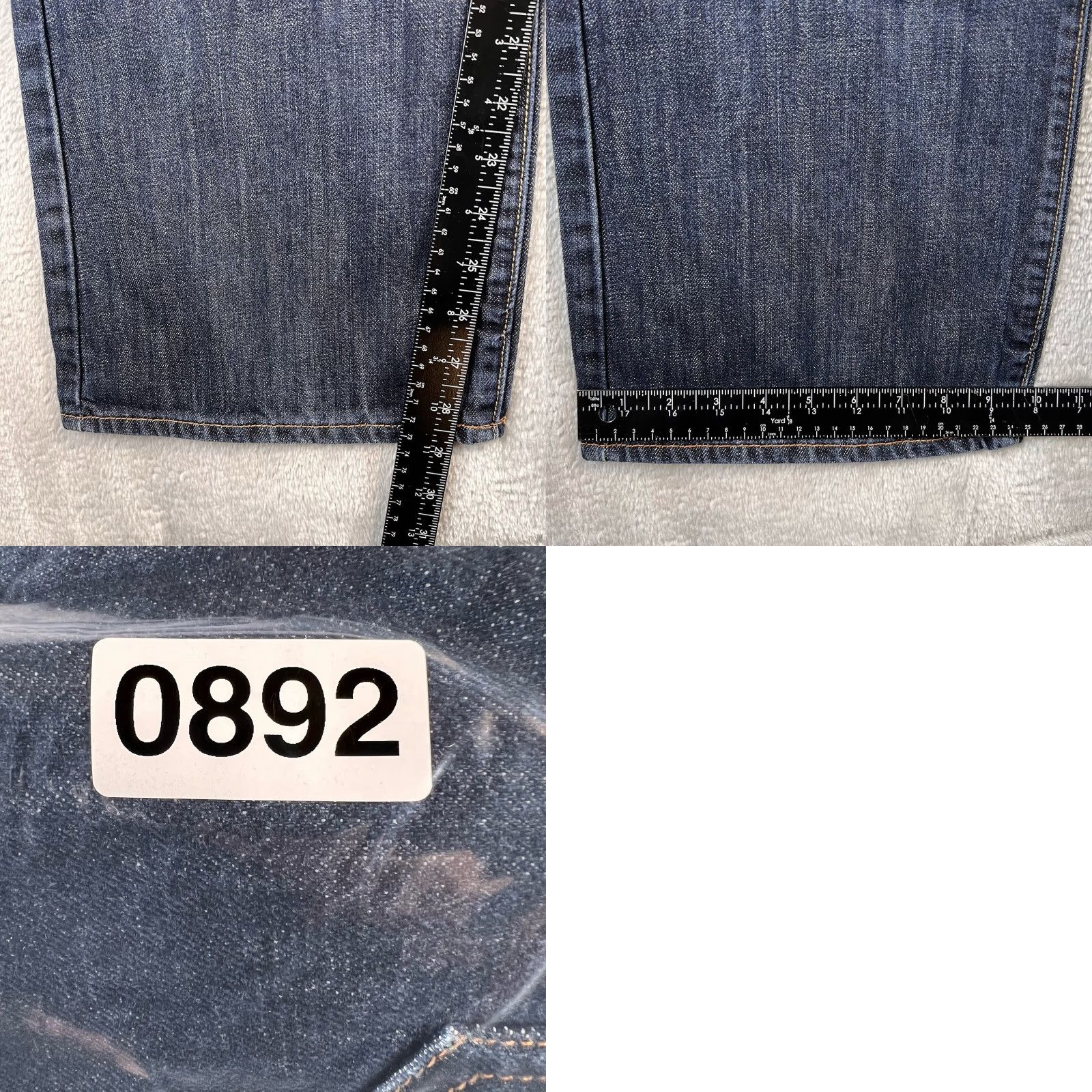 Lucky Brand Lucky Brand Jeans Mens 34 Short Blue Straight 5-Pocket Denim Cotton Regular 33x29 Vintage 361 Model Y2K Era Size US 34 / EU 50 - 8 Thumbnail