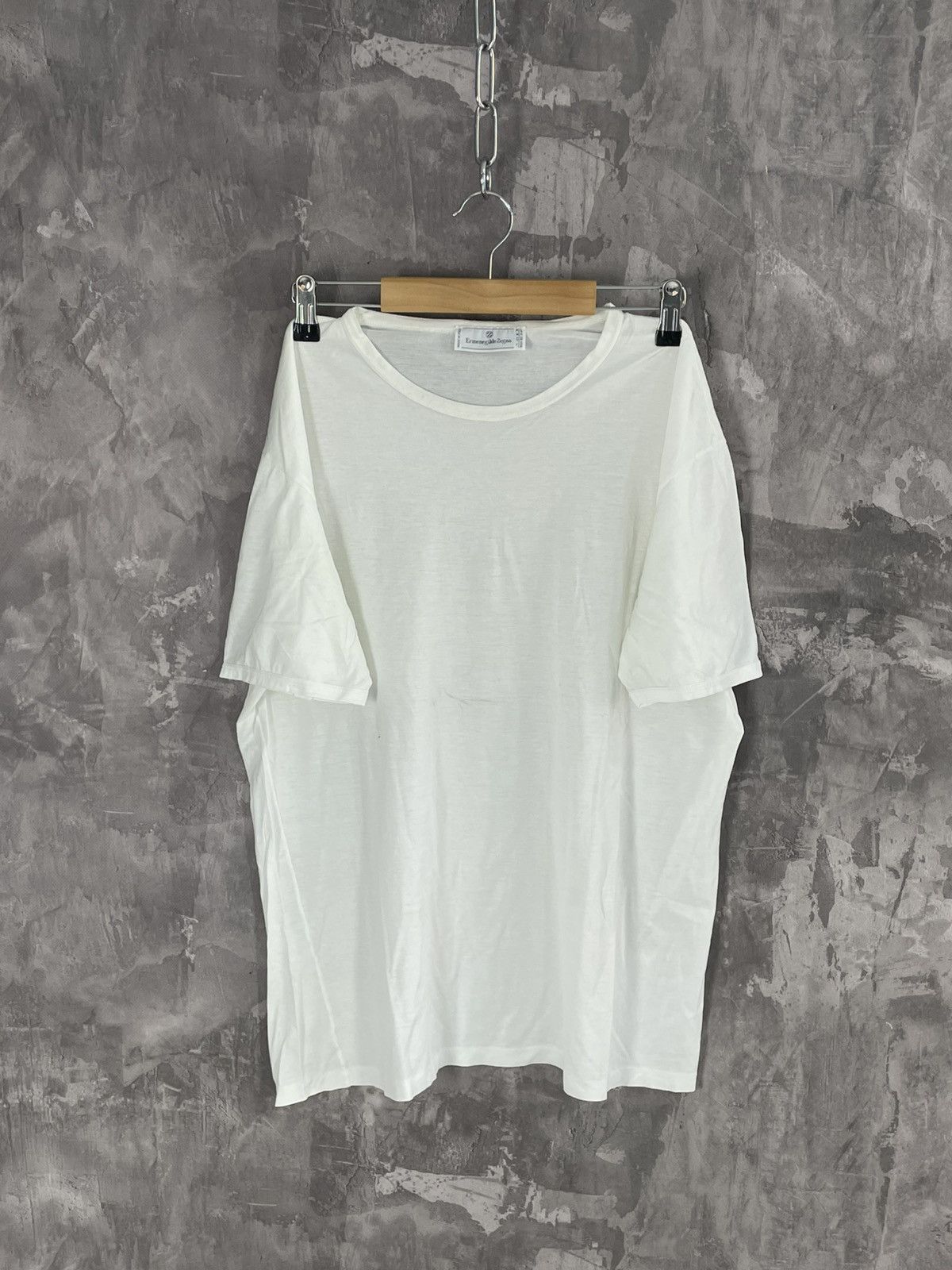 Designer × Ermenegildo Zegna ERMENEGILDO ZEGNA Luxury Basic Rare T-shirt Size US L / EU 52-54 / 3 - 1 Thumbnail