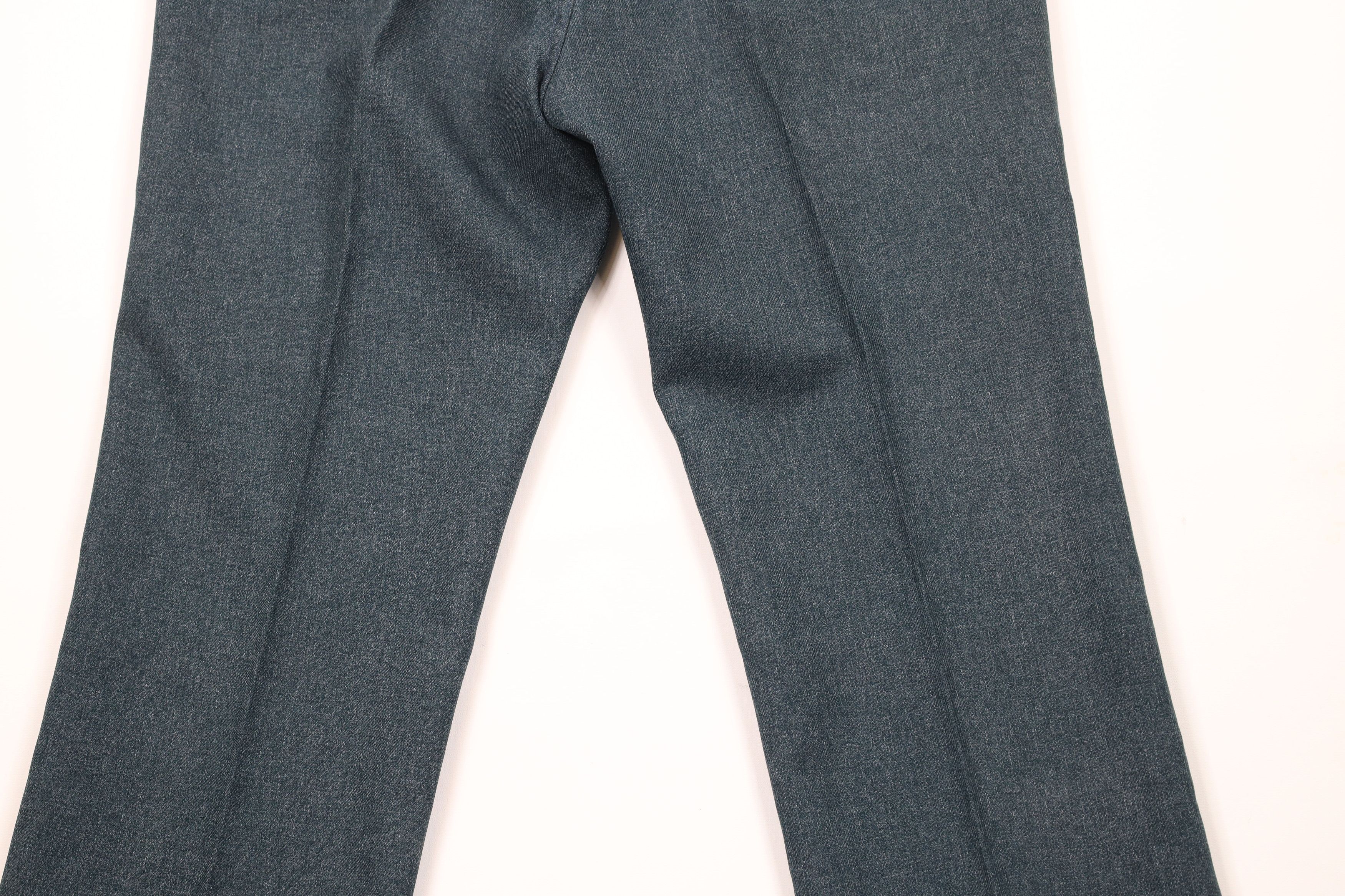 Vintage × Wrangler Vintage 90s Wrangler Flared Knit Chino Pants Blue USA Size US 36 / EU 52 - 11 Thumbnail