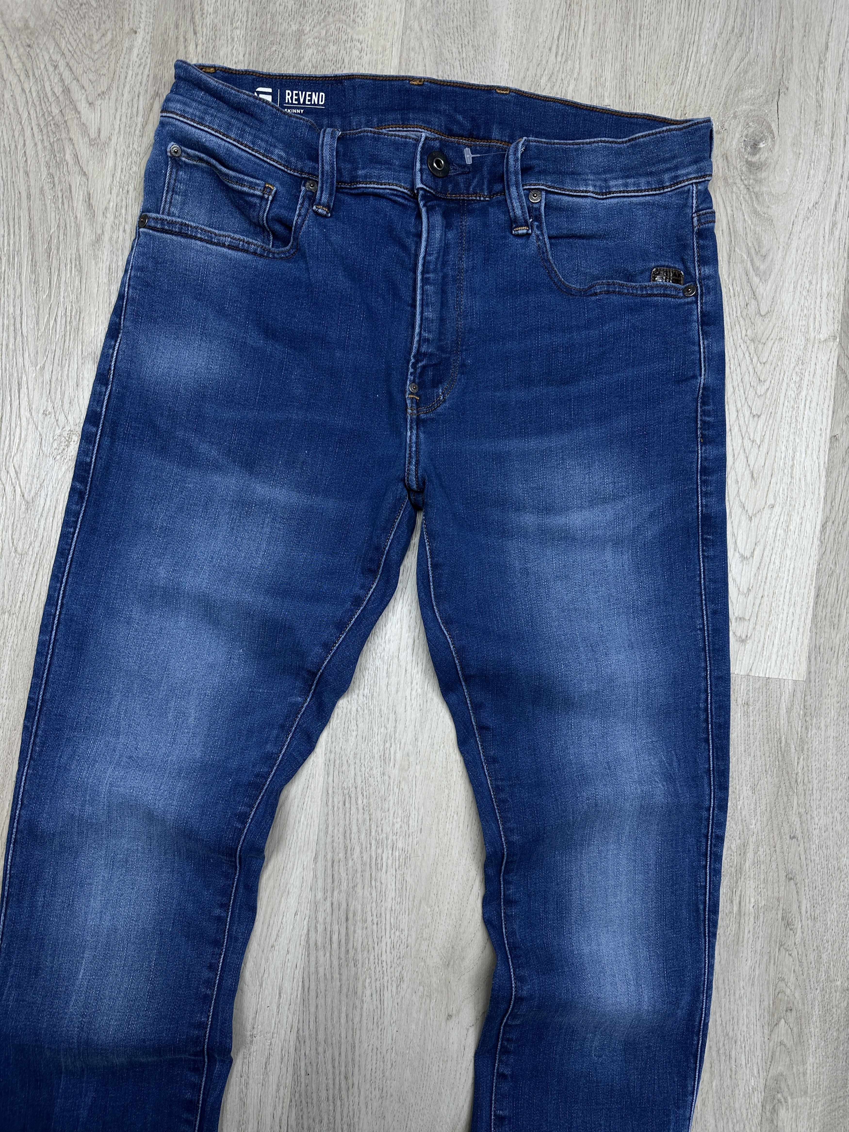 G-Star G Star Raw Mens Revend Skinny Denim Pants Jeans Size US 32 / EU 48 - 2 Thumbnail