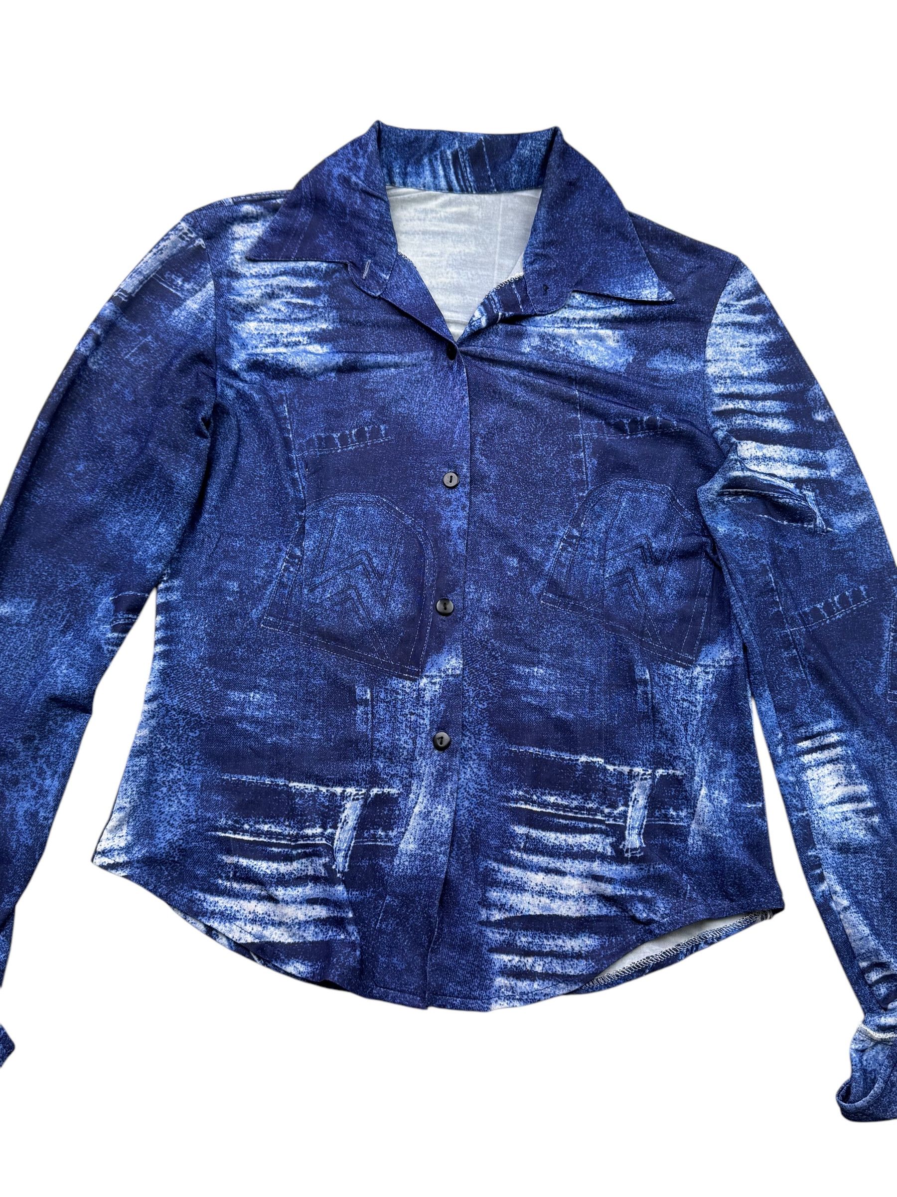 Vintage Vintage Blouse W192(V9) Size L / US 10 / IT 46 - 2 Thumbnail