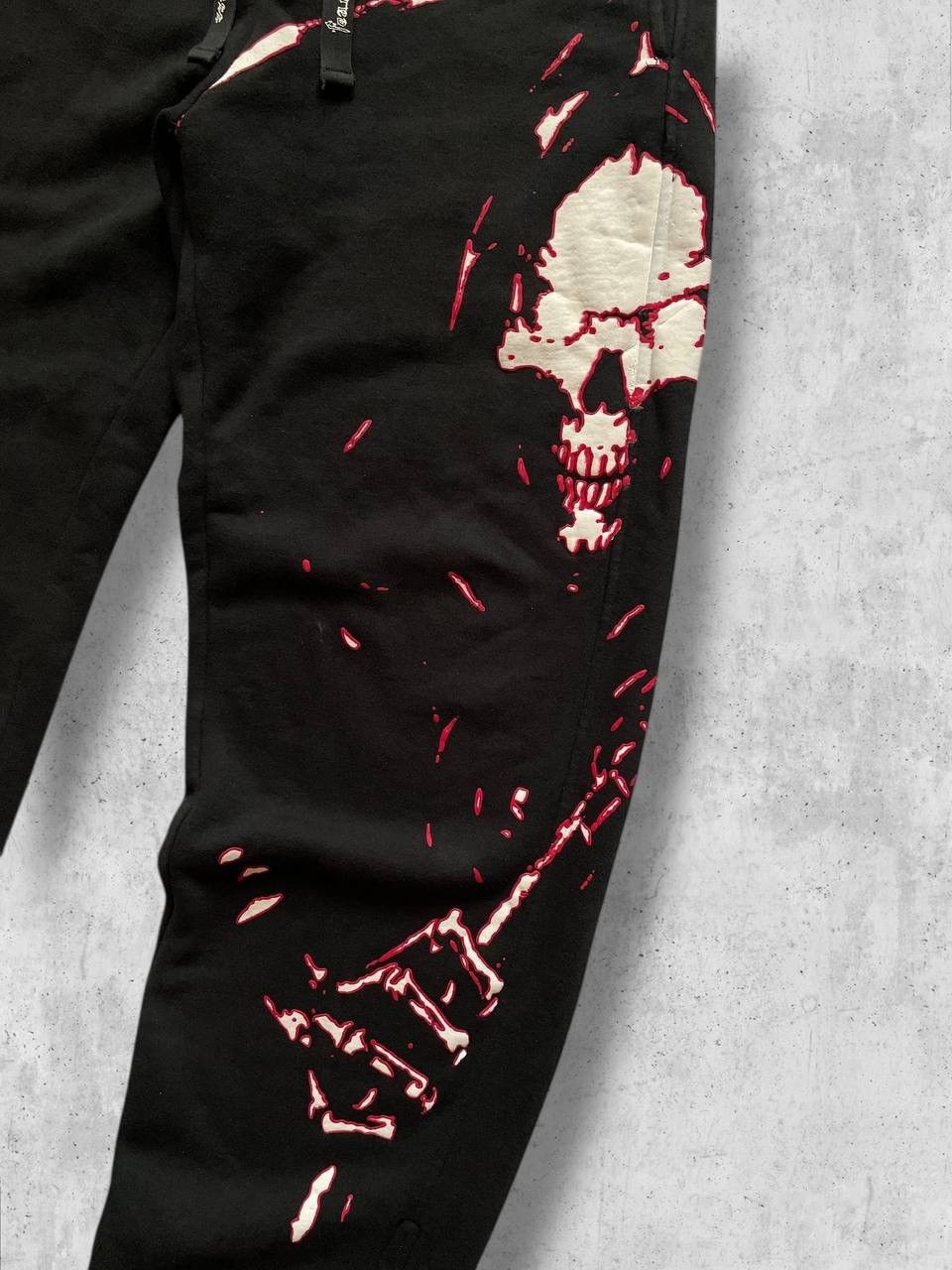 Vintage Fearless SKULL vintage sweatpants track heavy cott baggy y2k Size US 34 / EU 50 - 10 Thumbnail