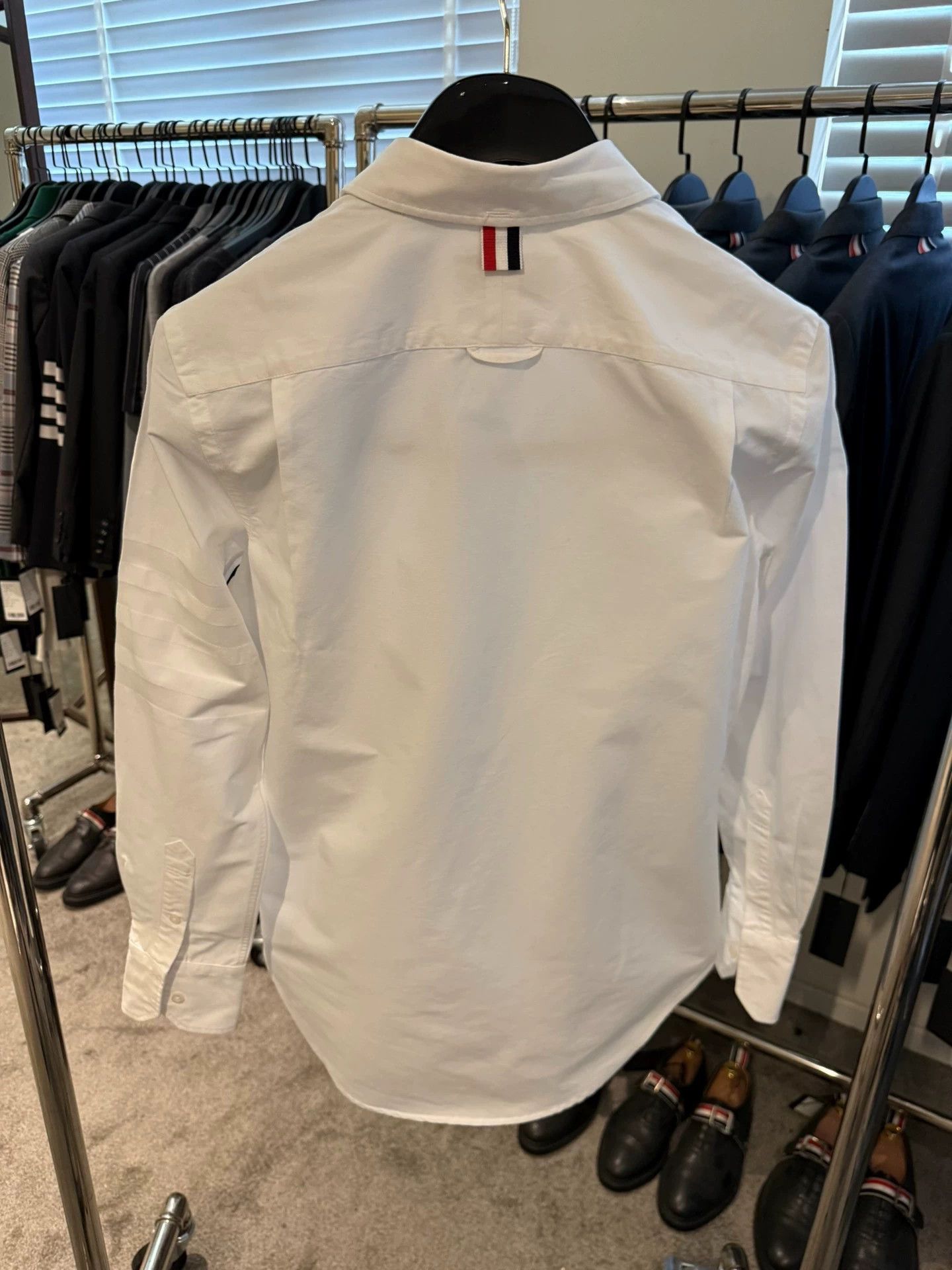 Thom Browne Thom Browne Women's Rare 4-Bar White Shirt Size M / US 6-8 / IT 42-44 - 2 Thumbnail