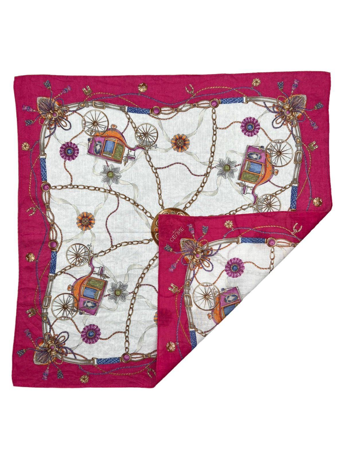 Celine Celine Handkerchief Neckerchief Bandana Pocketsquare Size ONE SIZE - 4 Thumbnail
