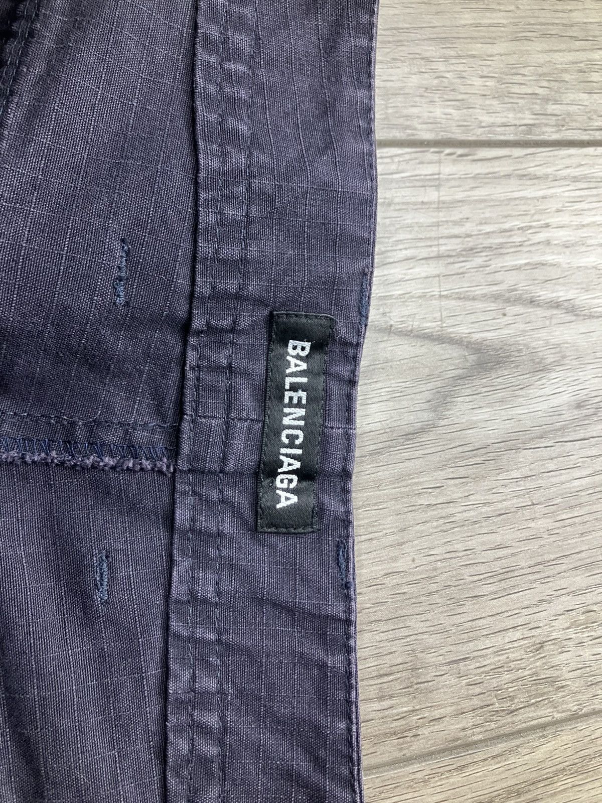 Balenciaga 32-Balenciaga Slim Navy Cargo Pants Size US 32 / EU 48 - 4 Thumbnail