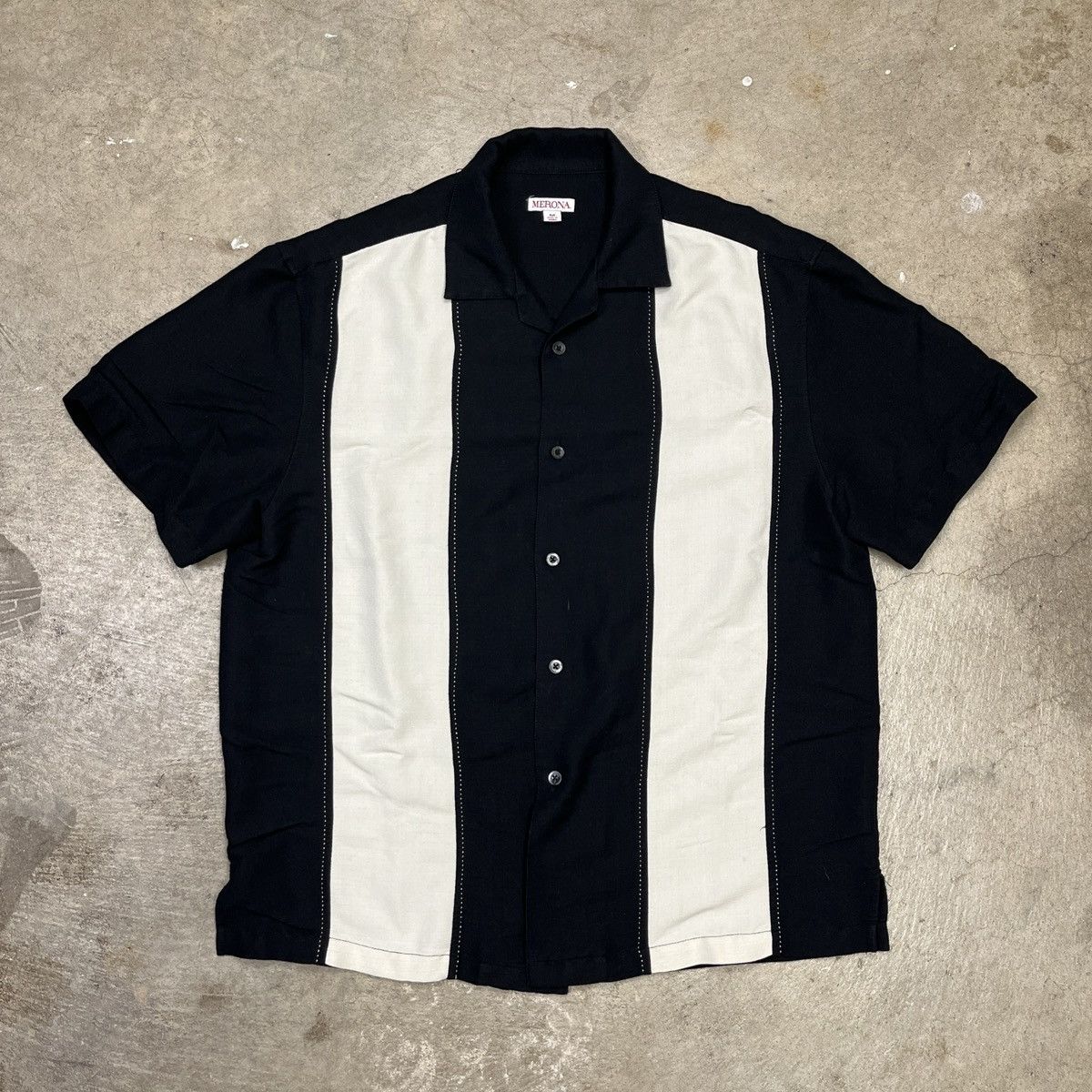 Merona Merona Camp Collar Shirt Medium Rayon Blend Size US M / EU 48-50 / 2 - 1 Thumbnail