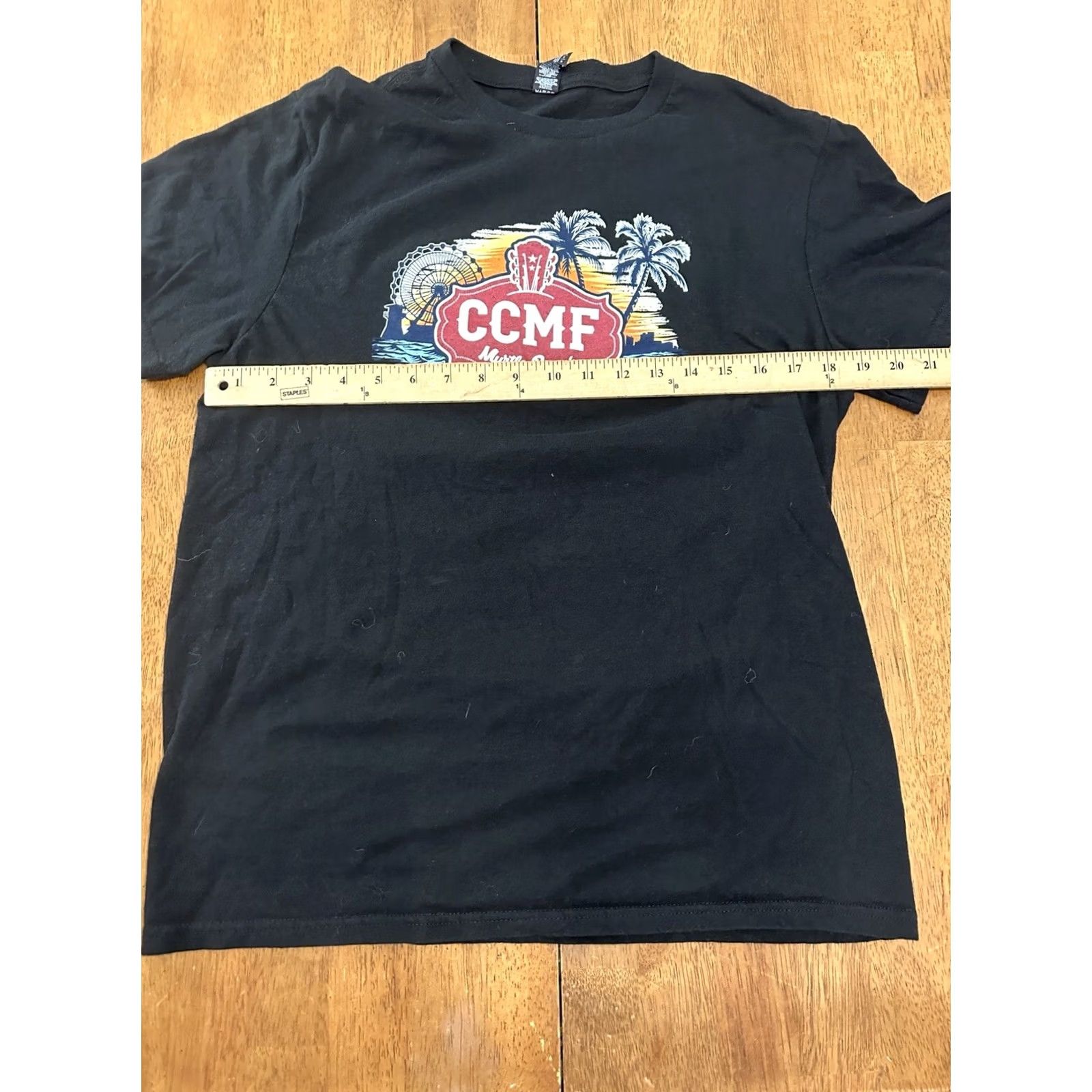 Next Level CCMF Myrtle Beach Country Music Festival 2022 T Shirt Luke Bryan Aldean Medium Mens Black Size US M / EU 48-50 / 2 - 4 Thumbnail