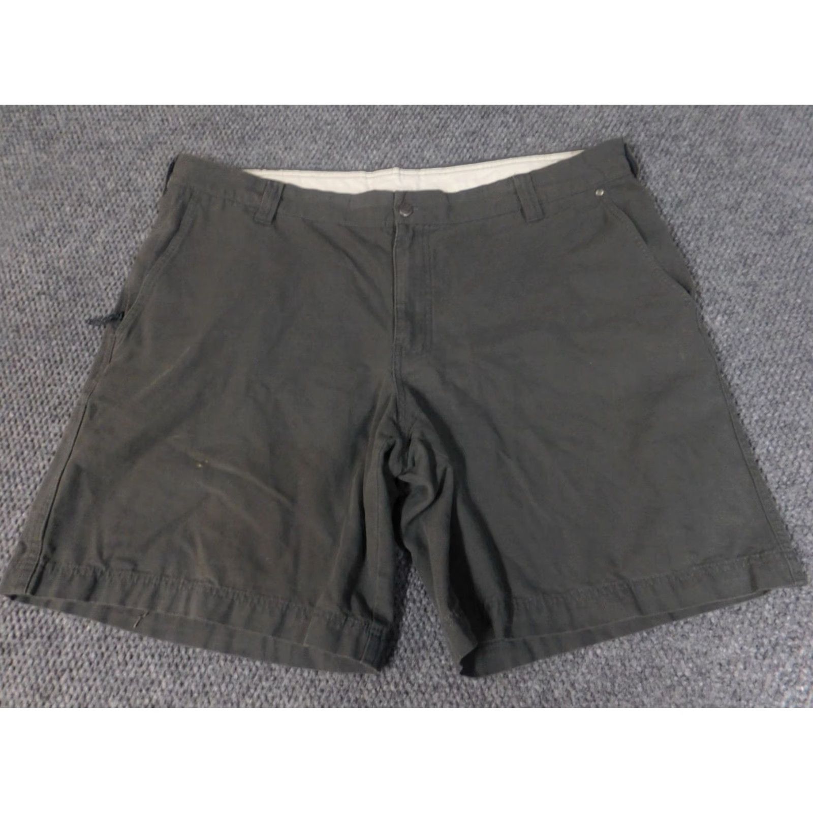 Sunray Sportswear Columbia Shorts Mens 42 Gray Cargo Outdoor Regular Breathable Logo Cotton Knit Zip Flat Front Casual Size US 42 / EU 58 - 2 Thumbnail