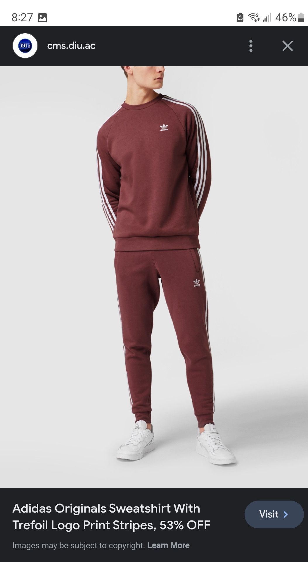 Adidas Like new - 3pcs Adidas Sweatshirt & matching Bottoms Size M / US 6-8 / IT 42-44 - 11 Thumbnail