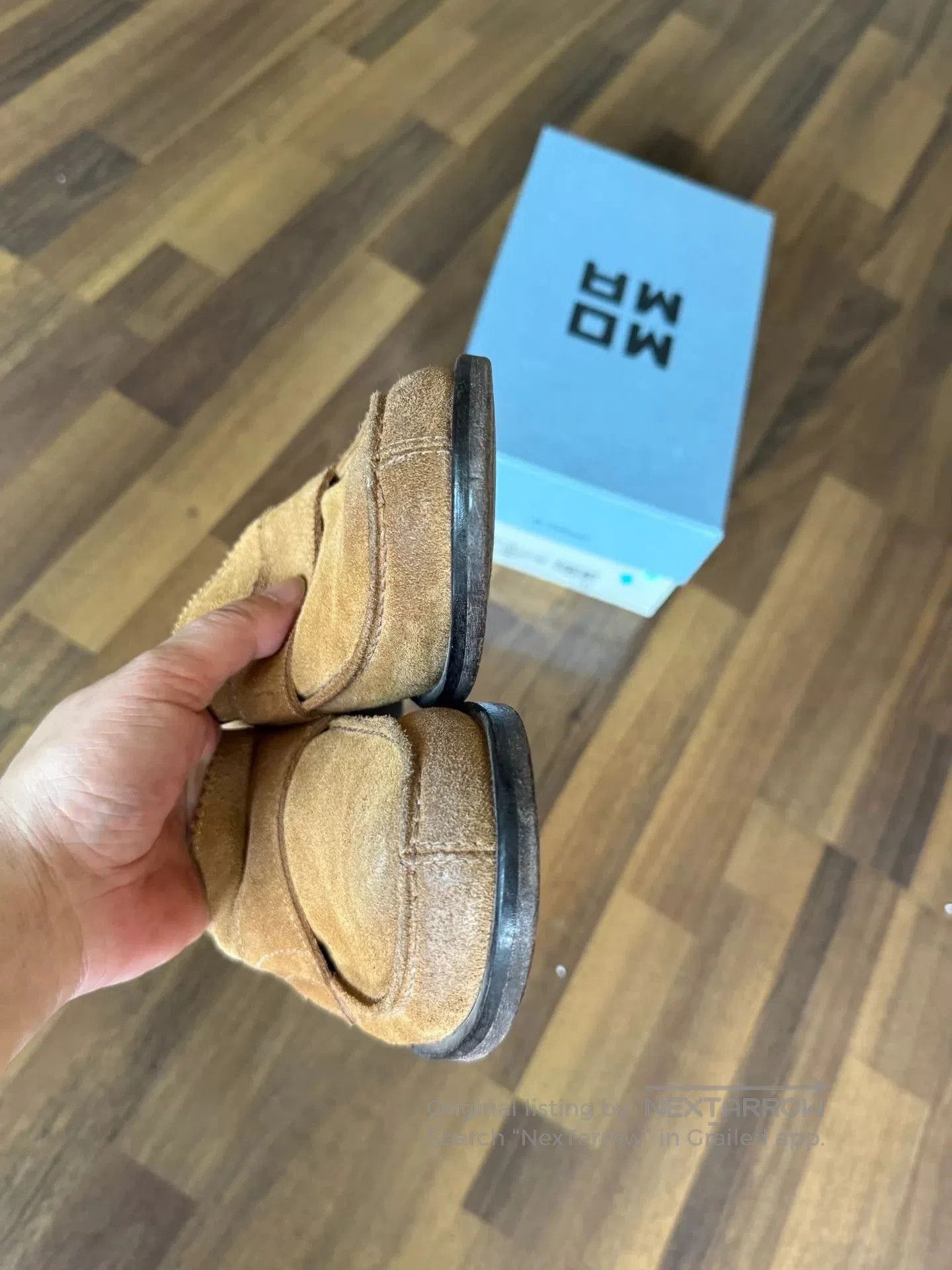 MoMA MOMA Men's Distressed Suede Loafers. Size US 8 / EU 41 - 6 Thumbnail