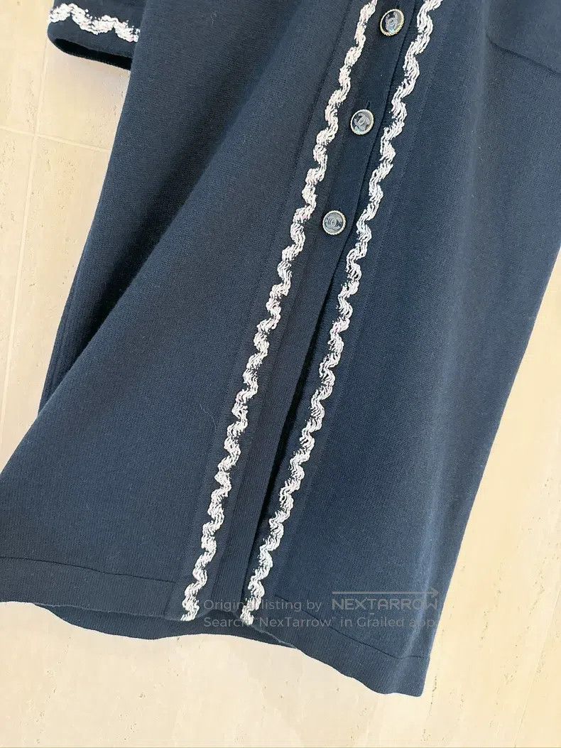 Chanel Chanel 21P Spring and Summer Preview Navy Blue Ultra-long Size XXS / US 00 / IT 34 - 4 Thumbnail