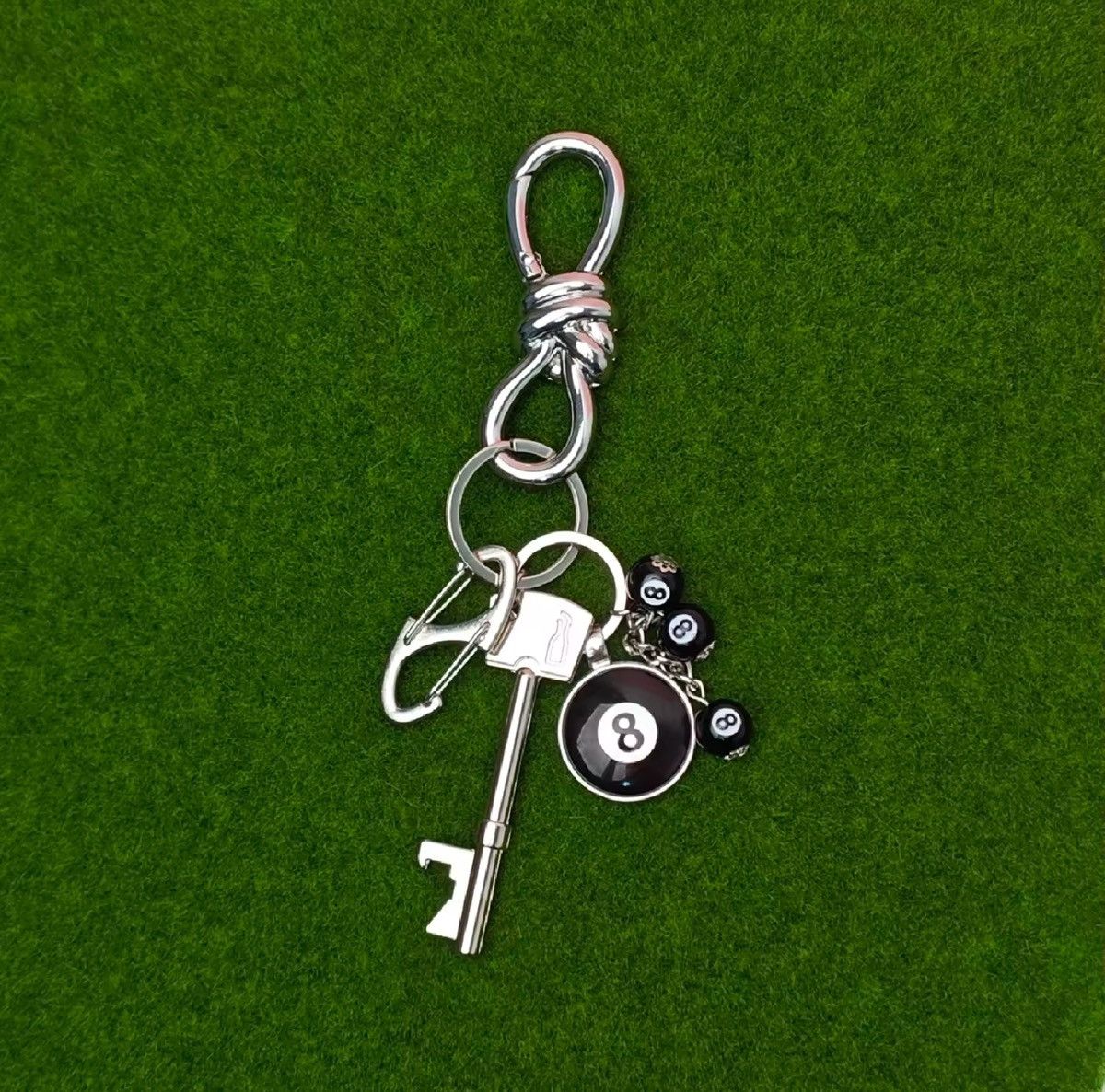 Vintage "Twists Metal Carabiner Key Chain" Size ONE SIZE - 3 Thumbnail