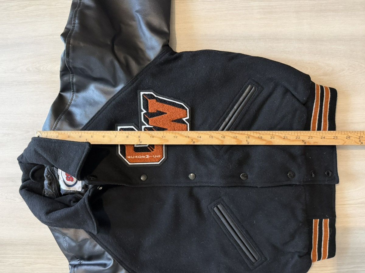 Vintage Y2K Varsity Wool Letterman Bomber Sz S Brown Black Size US S / EU 44-46 / 1 - 4 Thumbnail