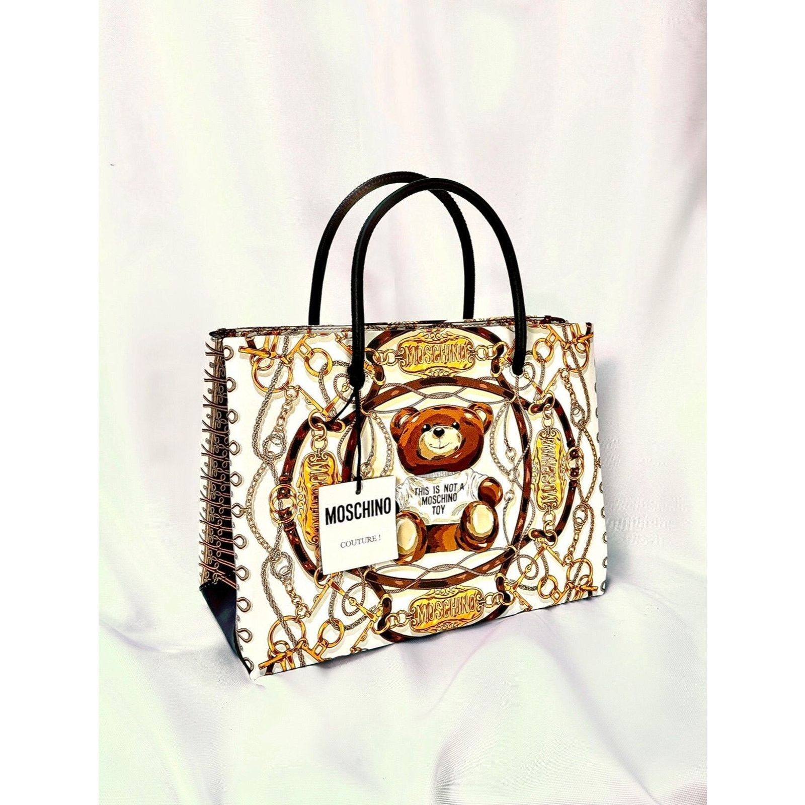 Moschino AW22 MOSCHINO Couture Jeremy Scott Teddy Bear Tote Bag Size ONE SIZE - 11 Thumbnail