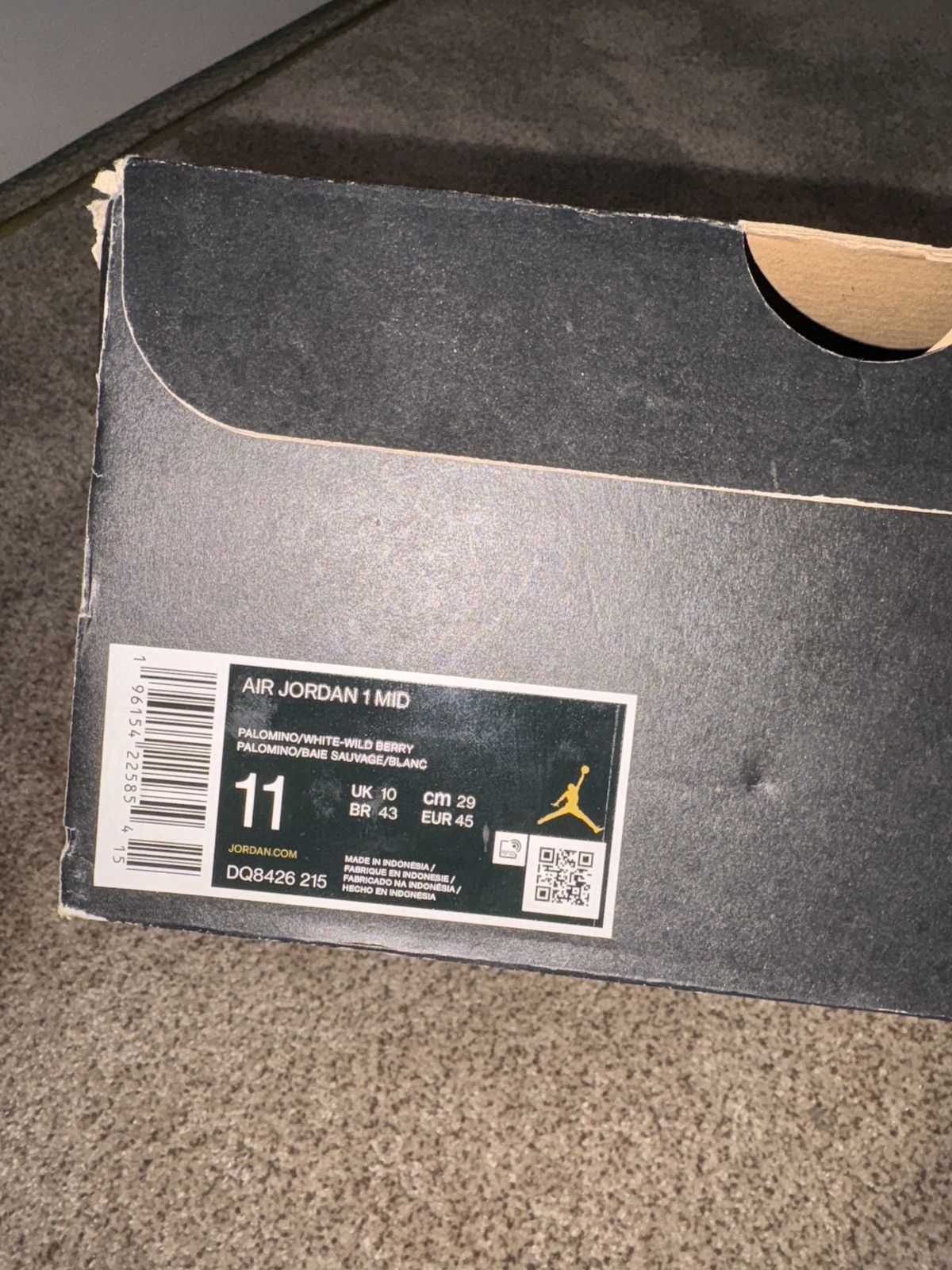 Jordan Brand Air Jordan 1 Mid Palomino Size US 11 / EU 44 - 8 Thumbnail
