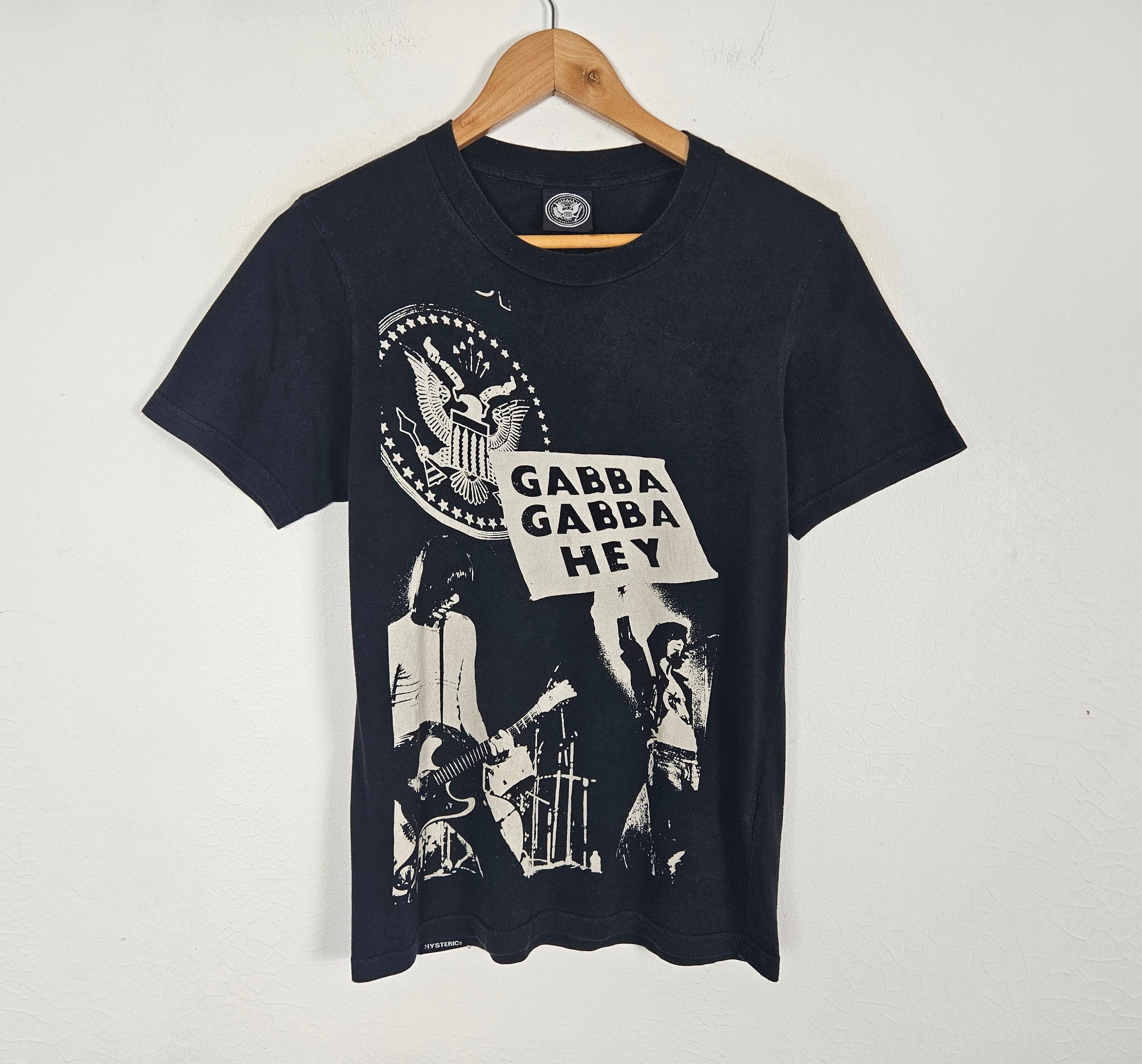 Band Tees × Hysteric Glamour Ramones Hysteric Glamour Gabba Gabba Hey shirt Size S / US 4 / IT 40 - 2 Thumbnail