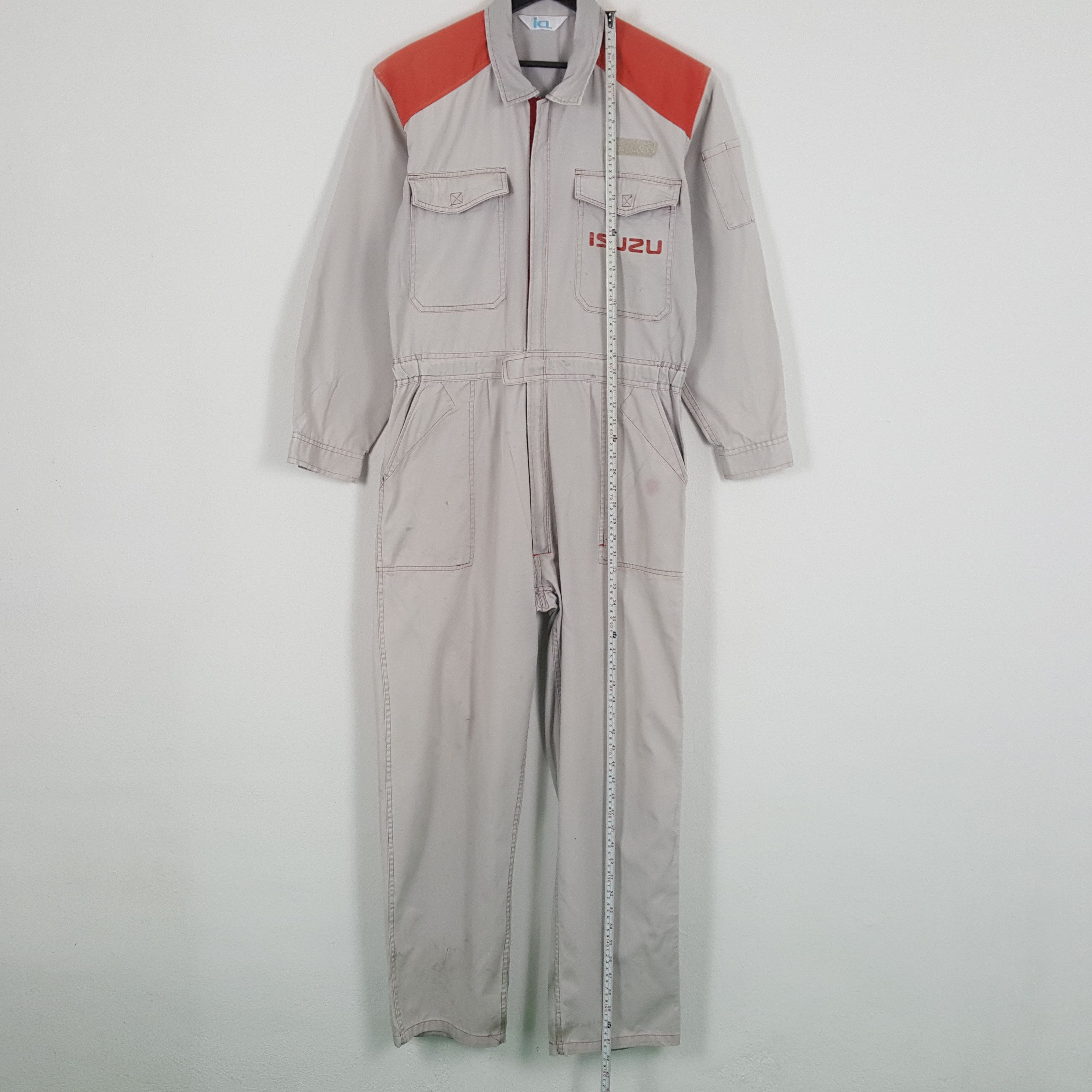 Vintage ISUZU Japanese Motorsports Workwear Coverall Jacket Size US L / EU 52-54 / 3 - 7 Thumbnail