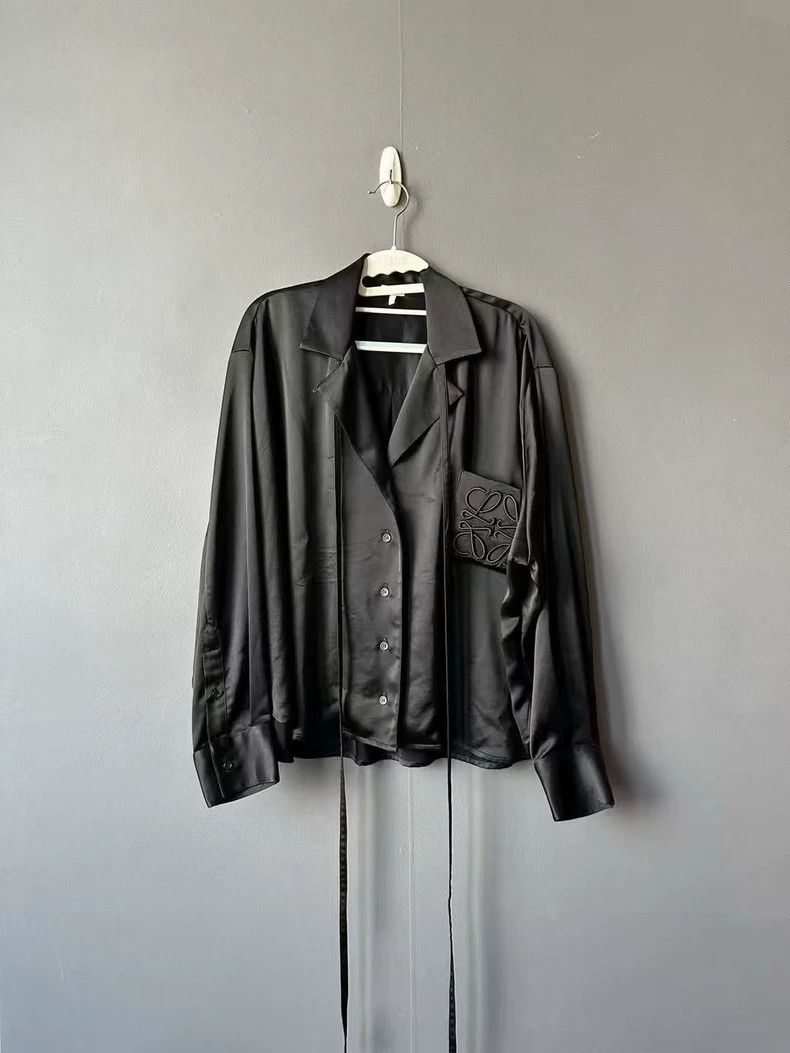 Loewe Loewe Silk Big Logo Shirt - dmc Size US M / EU 48-50 / 2 - 1 Thumbnail