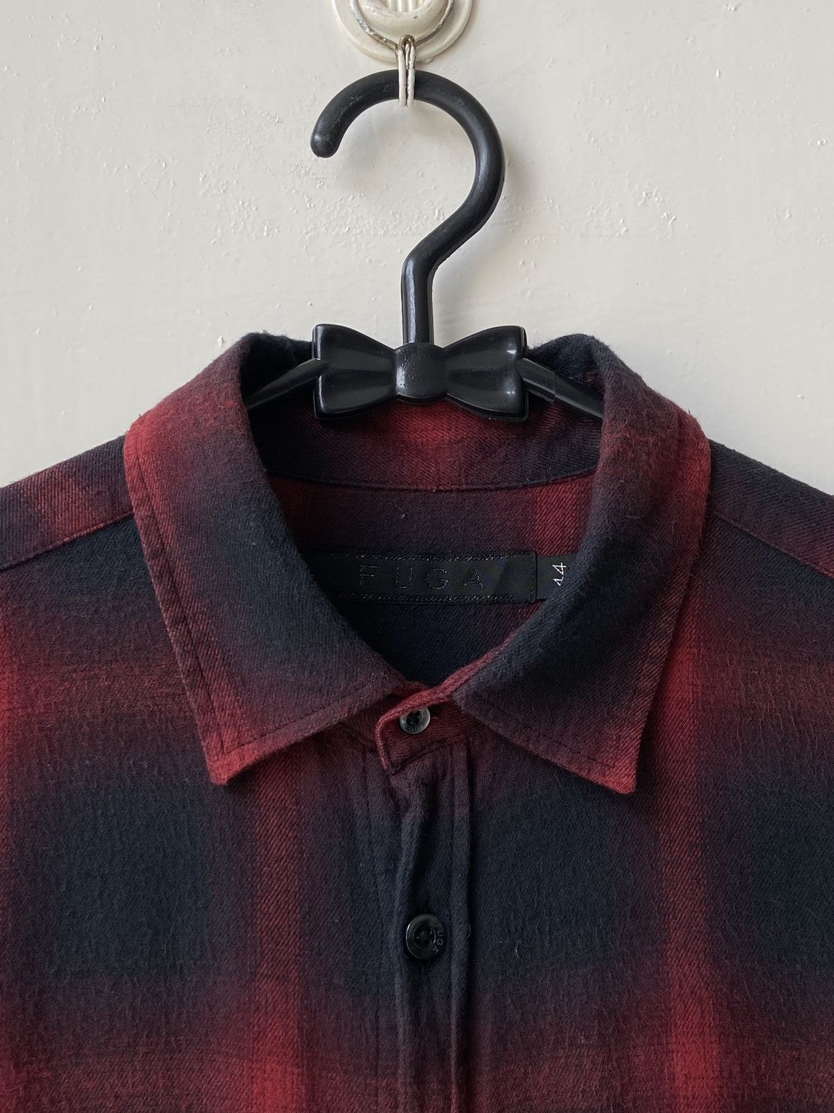 GOSTAR DE FUGA × If Six Was Nine × Japanese Brand FUGA Plaid Flanel Shirt Size US S / EU 44-46 / 1 - 5 Thumbnail