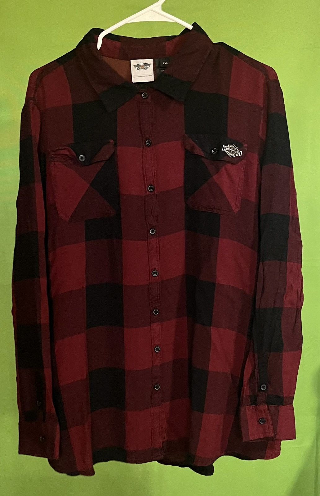 Harley Davidson Harley Davidson Buffalo Check Flannel Shirt Size US L / EU 52-54 / 3 - 1 Thumbnail