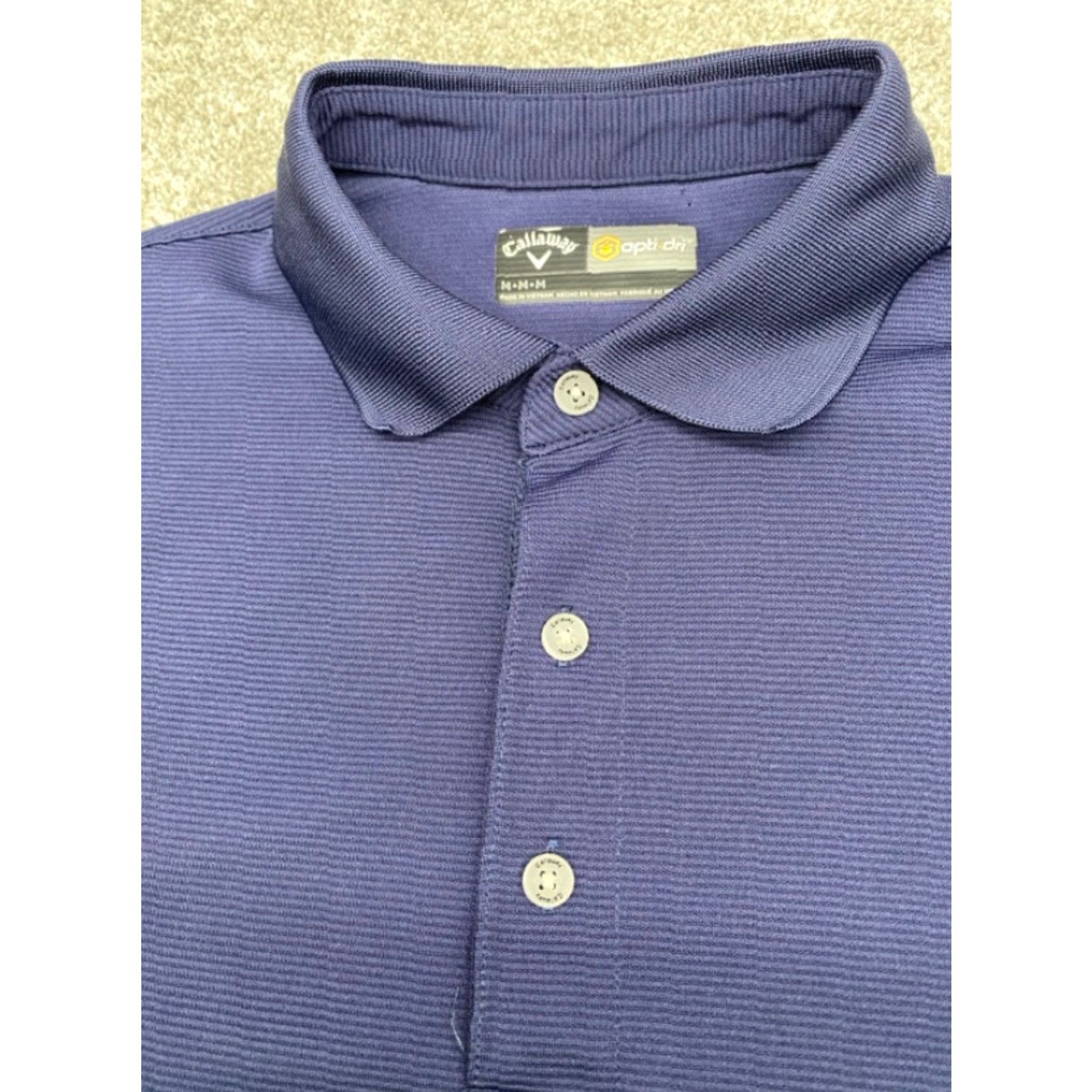 Callaway Callaway Polo Shirt Opti-Dri Men's Medium Short Sleeve Blue Sport Golf 5244 Size US M / EU 48-50 / 2 - 2 Thumbnail