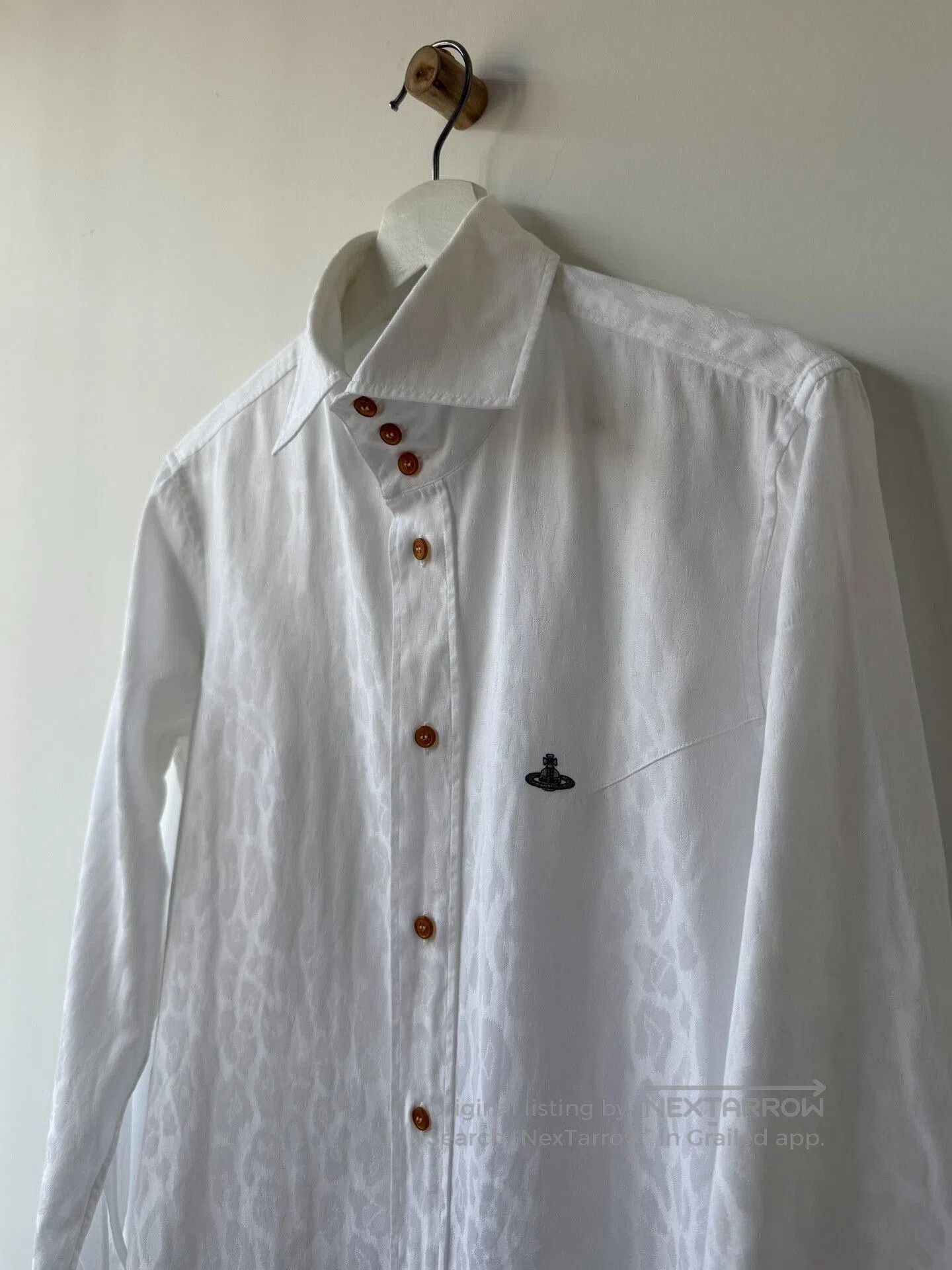 Vivienne Westwood vivienne westwood embroidered long sleeve shirt. Size US L / EU 52-54 / 3 - 2 Thumbnail