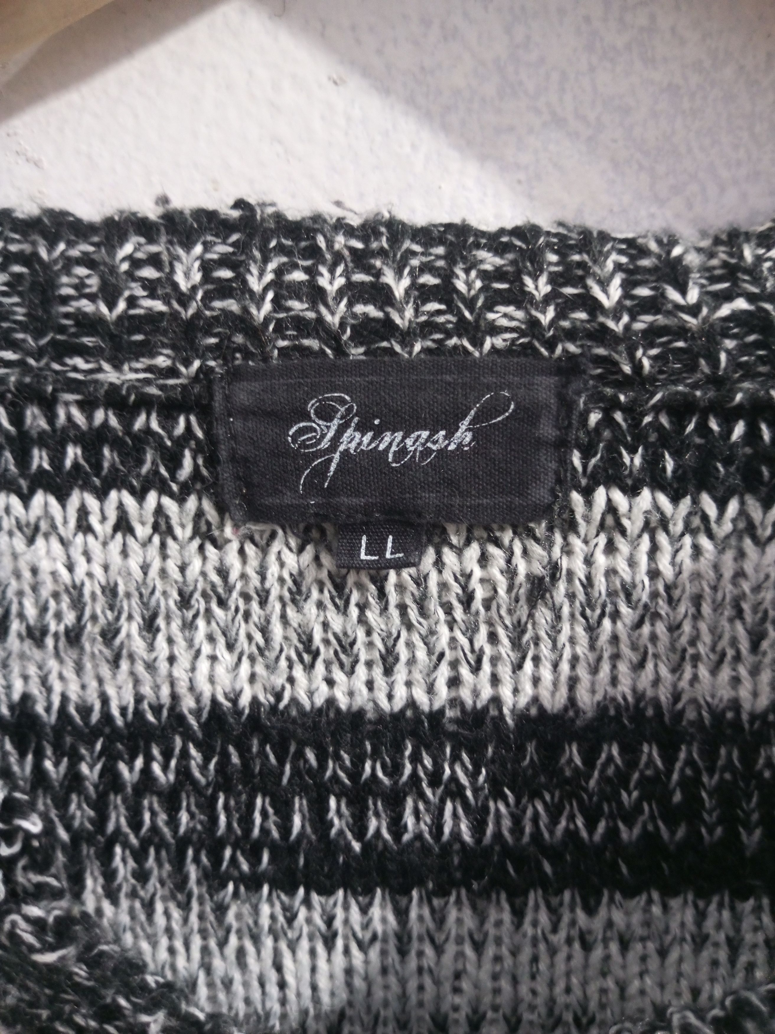 Other Vintage spinash striped distressed knitwear Size US L / EU 52-54 / 3 - 17 Thumbnail