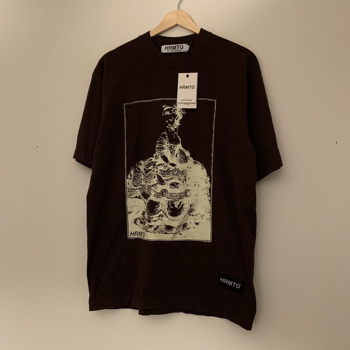 image of Hrmtg X Jack B Wiese Marie Antoinette Shirt Brown, Men's (Size Medium)