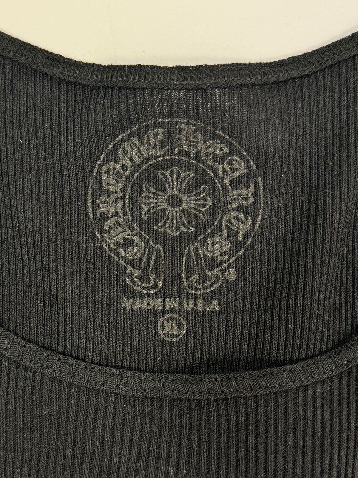 Chrome Hearts LOGO PRINT RIBBED TANK TOP Size US XL / EU 56 / 4 - 4 Thumbnail