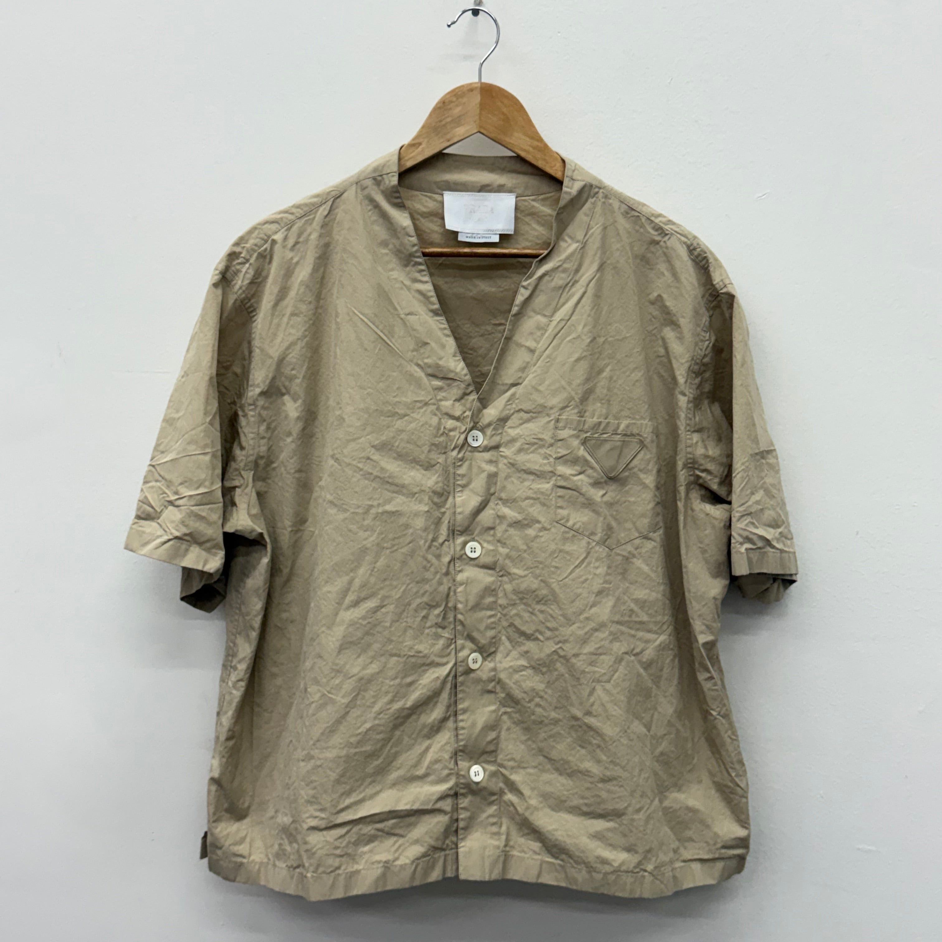 Prada Prada Nylon Pocket Button Shirt - Size XL Size US XL / EU 56 / 4 - 1 Thumbnail