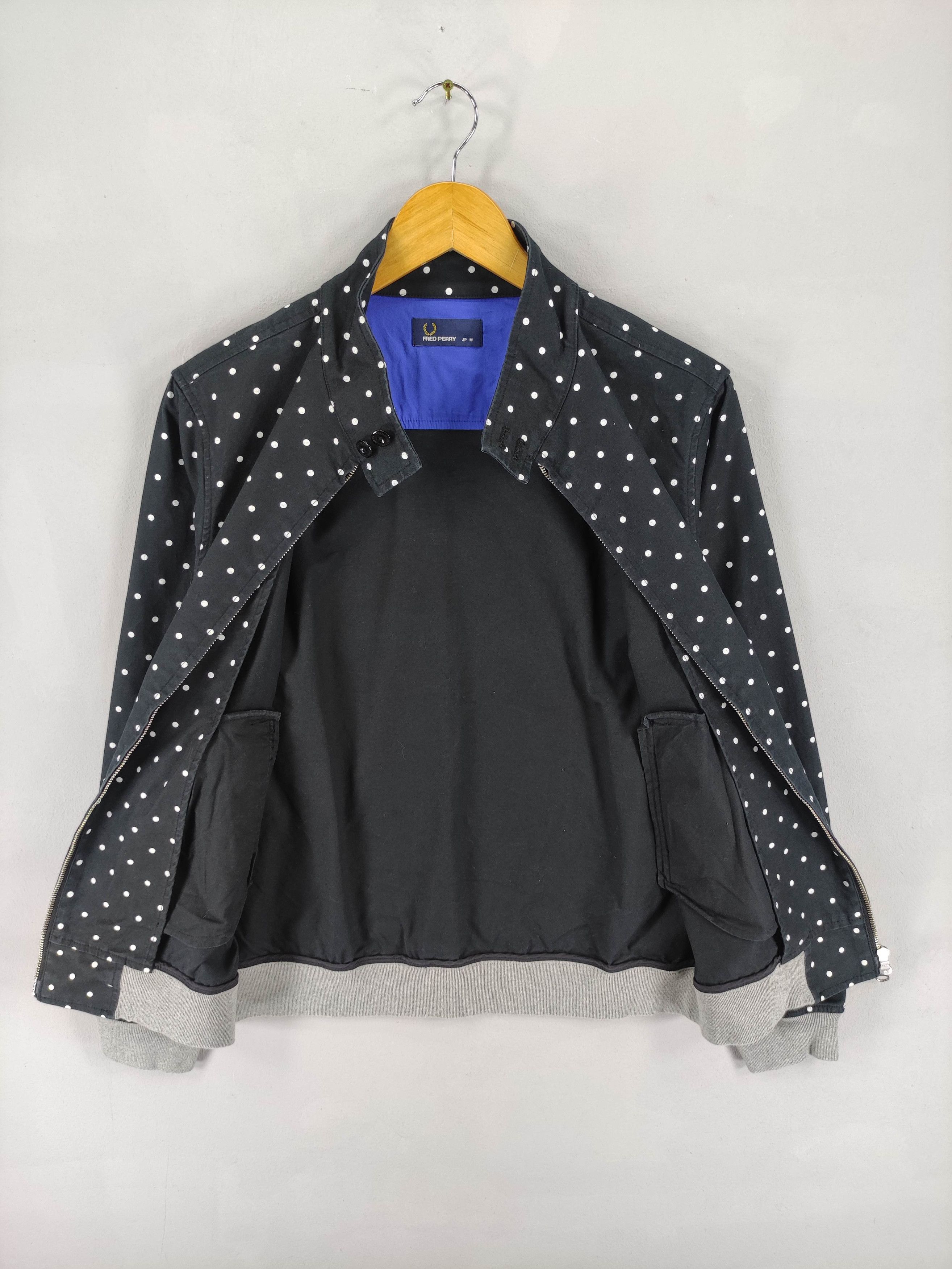 Fred Perry Vintage Fred Perry Polka Dot Jacket Zipper Size US M / EU 48-50 / 2 - 4 Thumbnail