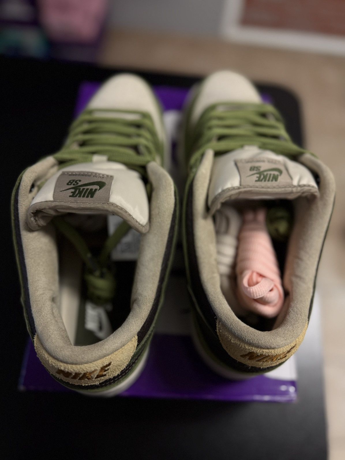Nike Nike Dunk Low Yuto Horigome Matcha Size 12 (NEW) Size US 12 / EU 45 - 6 Thumbnail