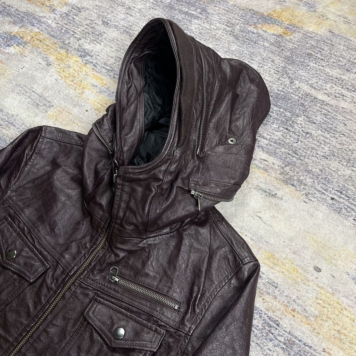 If Six Was Nine Japanese brand GGD gimmick bono leather jacket Size US M / EU 48-50 / 2 - 8 Thumbnail