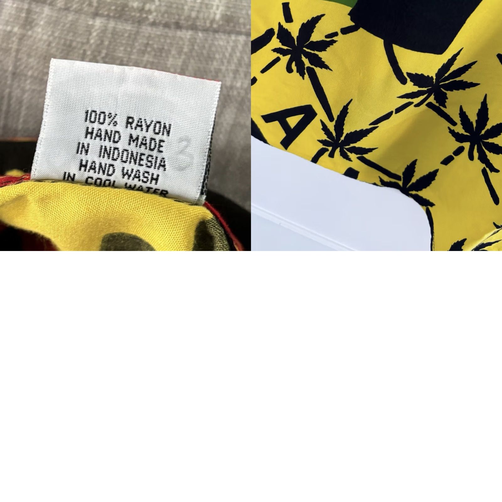 Roots VINTAGE Roots Rasta Reggae Shirt Mens Carnival Festival Freedom XL Multicoloured Short Sleeve Button-Up Collared Rayon Reggae Rasta Theme Size US XL / EU 56 / 4 - 8 Thumbnail