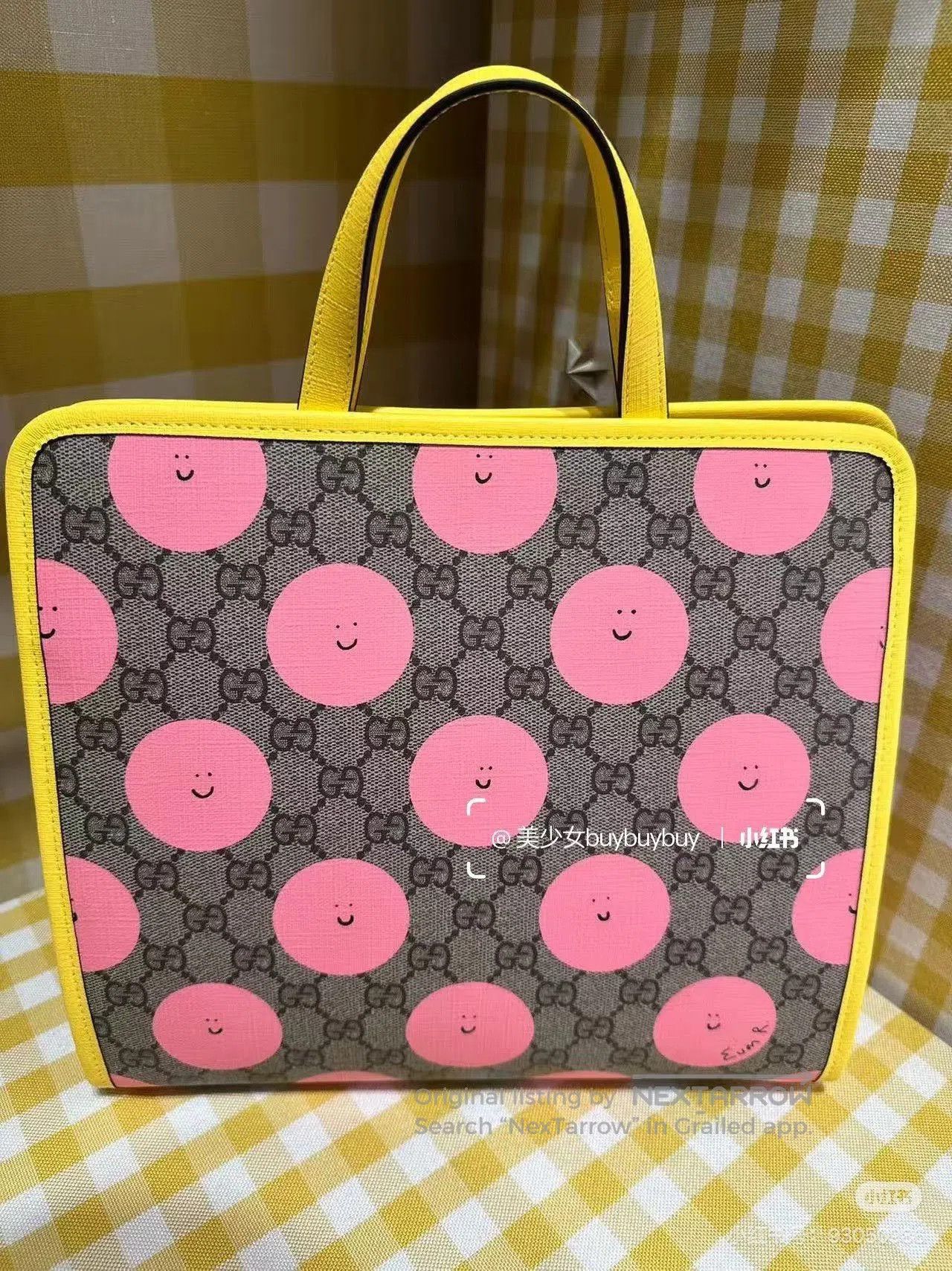 Gucci Gucci Kids Tote Smiley Sun Logo. Size ONE SIZE - 6 Thumbnail