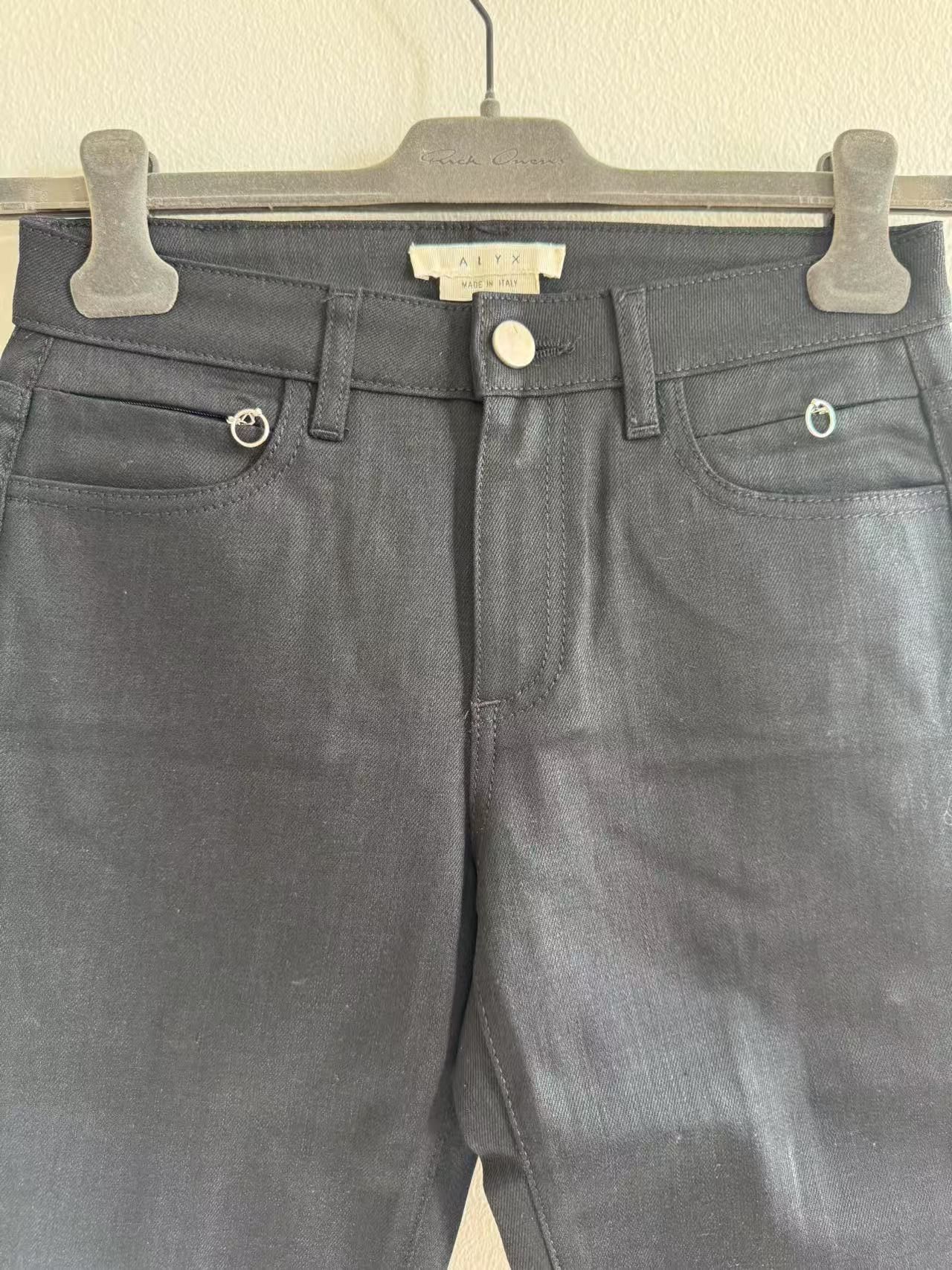 1017 ALYX 9SM Alyx Zip Slim Jean Black Size 26 Size 26" / US 2 / IT 38 - 8 Thumbnail