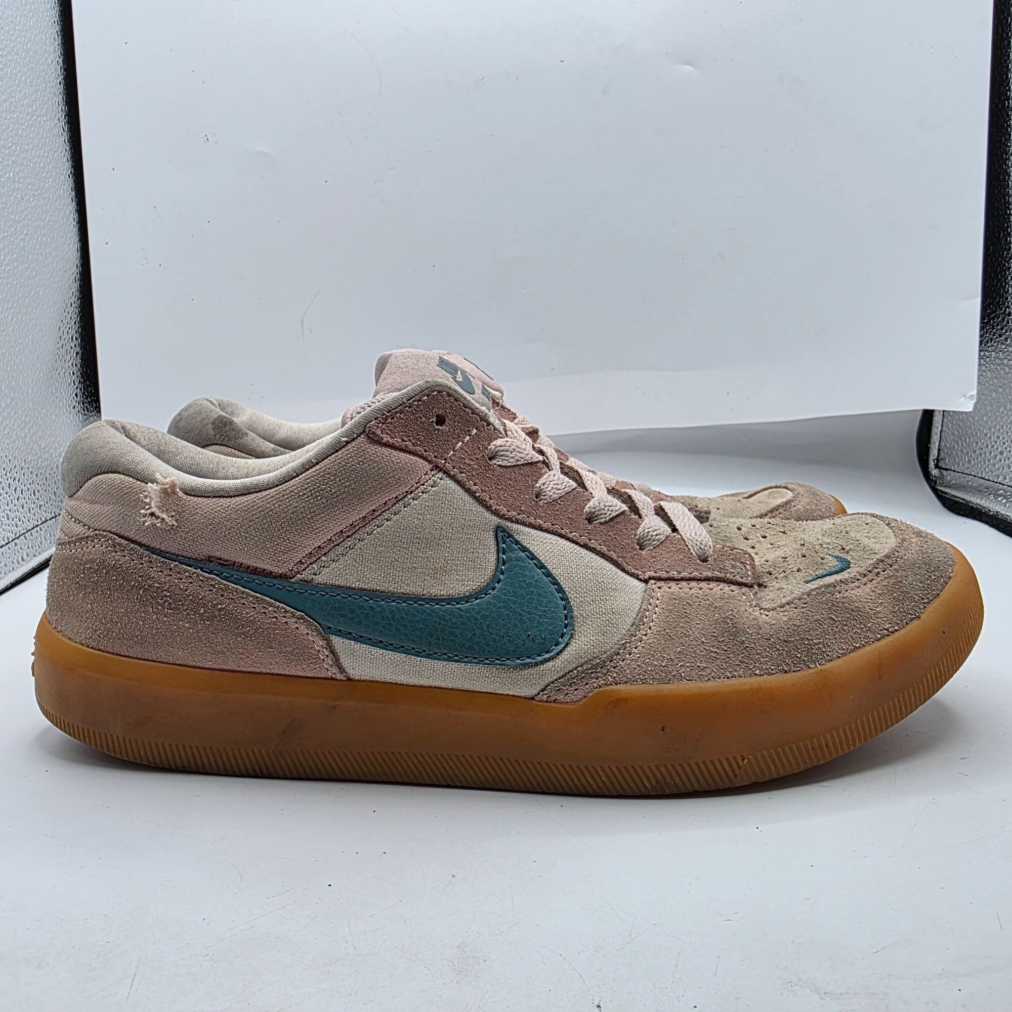 Nike Nike SB Force 58 Pink Bloom Teal Gum Mens Size 8.5 Skateboar Size US 8.5 / EU 41-42 - 11 Thumbnail