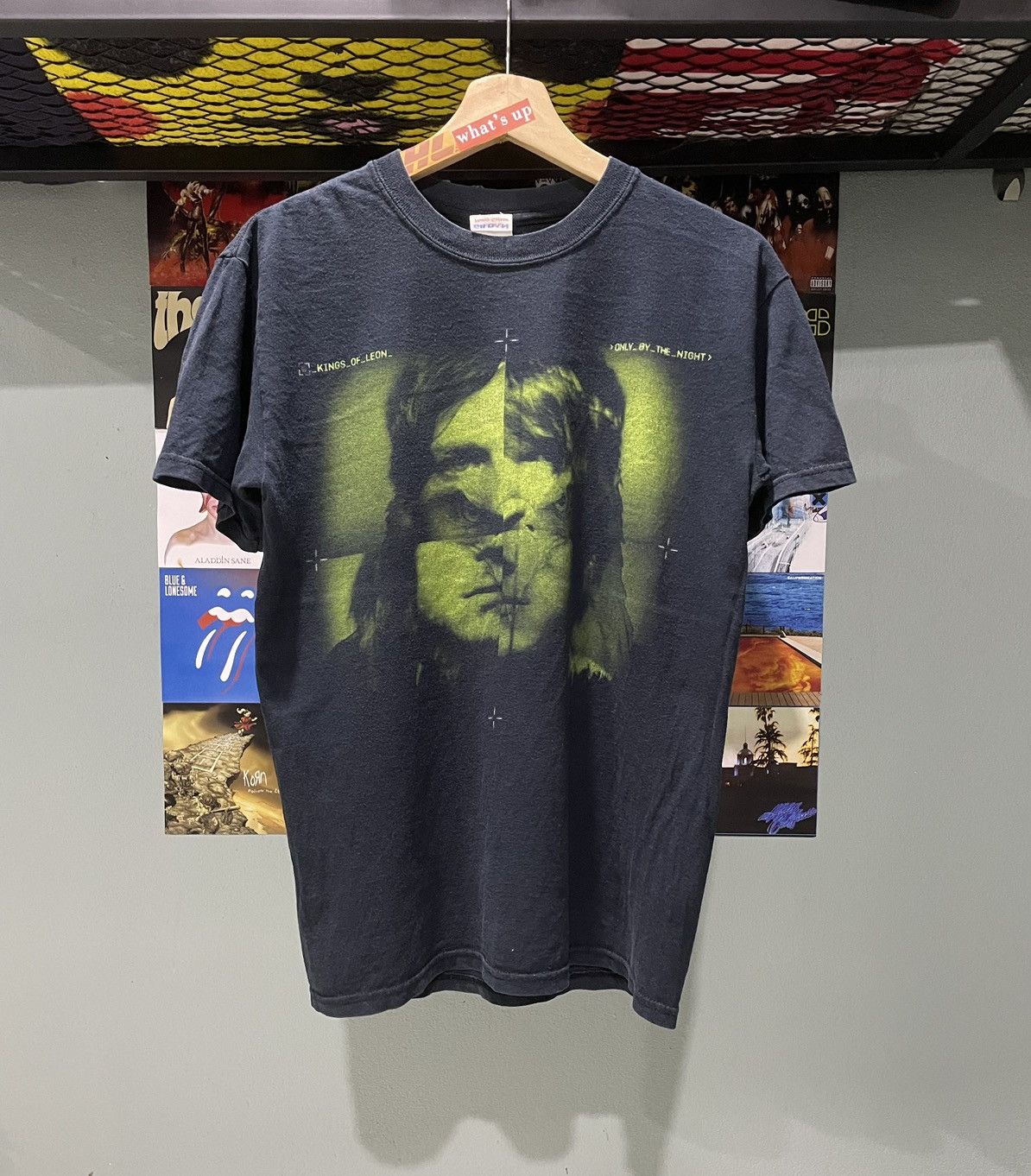 image of Band Tees x Vintage VTG King Of Leon Band Tee in Black, Men's (Size Small)