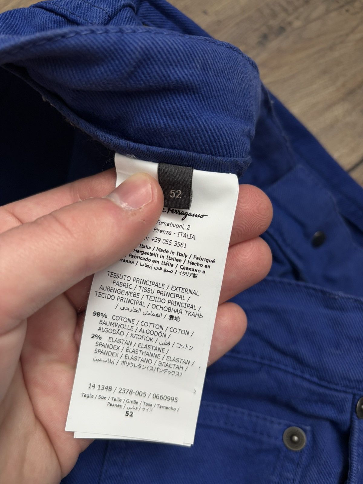 Salvatore Ferragamo Salvatore Ferragamo Blue Denim Pants Size US 34 / EU 50 - 5 Thumbnail