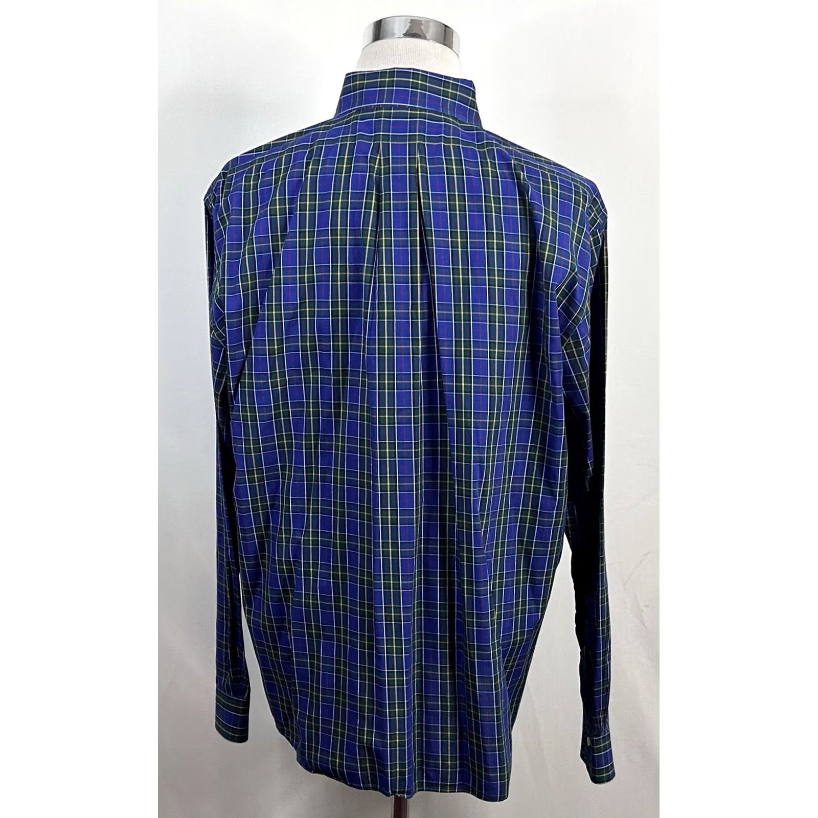 Brooks Brothers Brooks Brothers XL Regent Fit Casual Shirt Blue Green Plaid Button Down Cotton Men XL Casual Shirt Size US XL / EU 56 / 4 - 5 Thumbnail