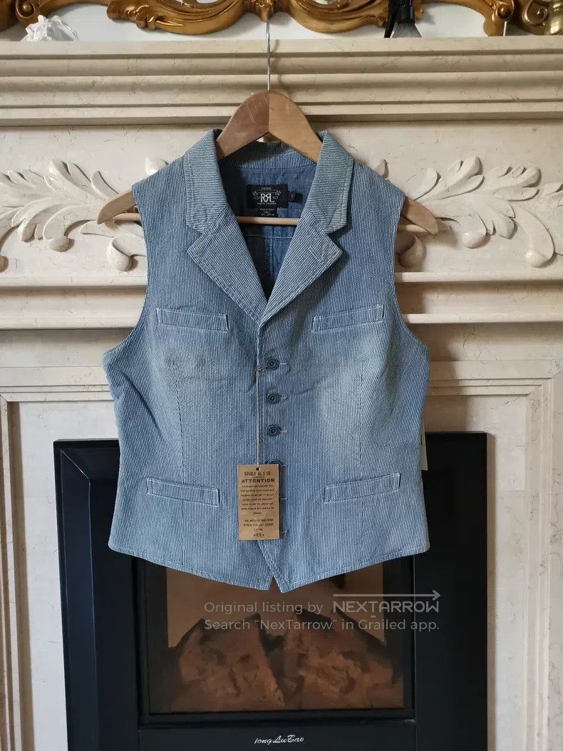 RRL Ralph Lauren RRL Ralph Lauren Blue vest Size US M / EU 48-50 / 2 - 1 Thumbnail