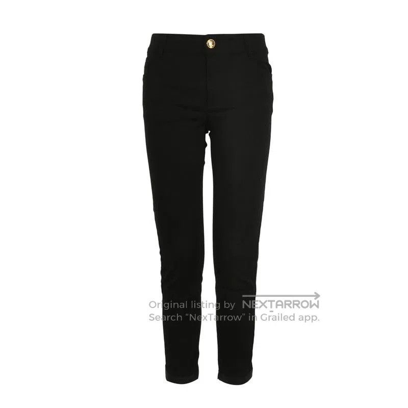 Louis Vuitton Louis Vuitton Black Cotton Slim Fit Trousers. Size US 36 / EU 52 - 1 Thumbnail