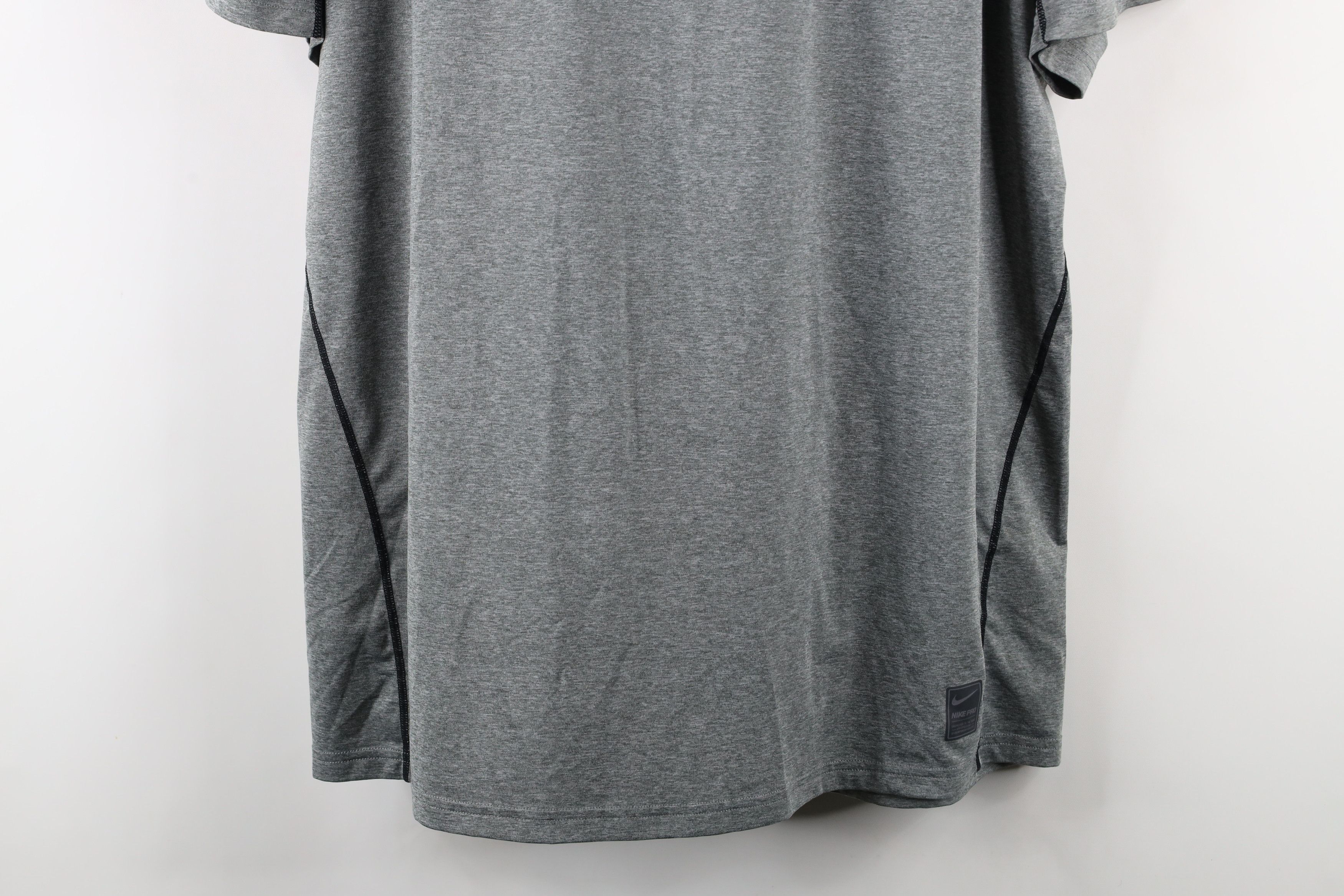 Nike × Vintage Nike Pro Compression Training Running Gym T-Shirt Gray Size US XXL / EU 58 / 5 - 3 Thumbnail