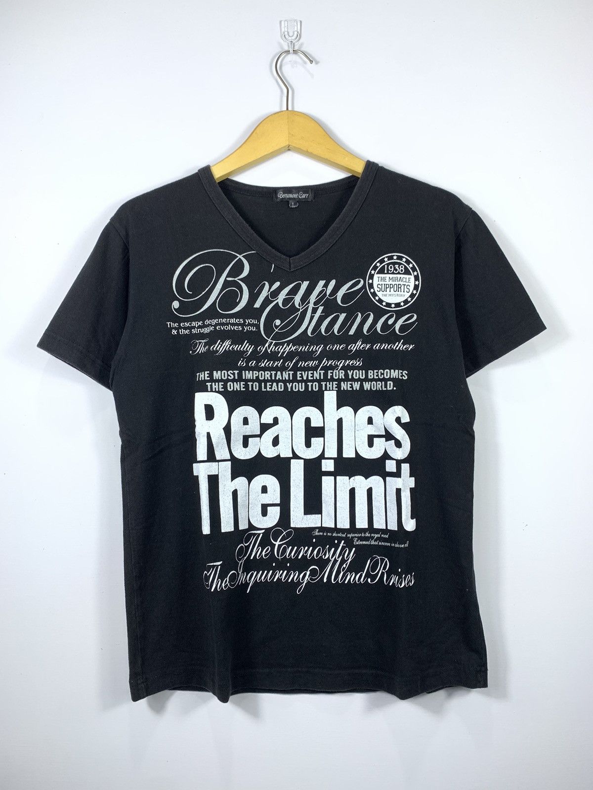 Japanese Brand BEAUMONT CARR POEM REACHES THE LIMIT JAPANESEBRAND Size US M / EU 48-50 / 2 - 1 Thumbnail